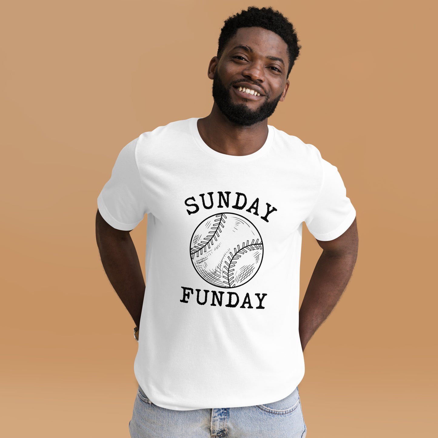 Sunday Funday Baseball Unisex t-shirt