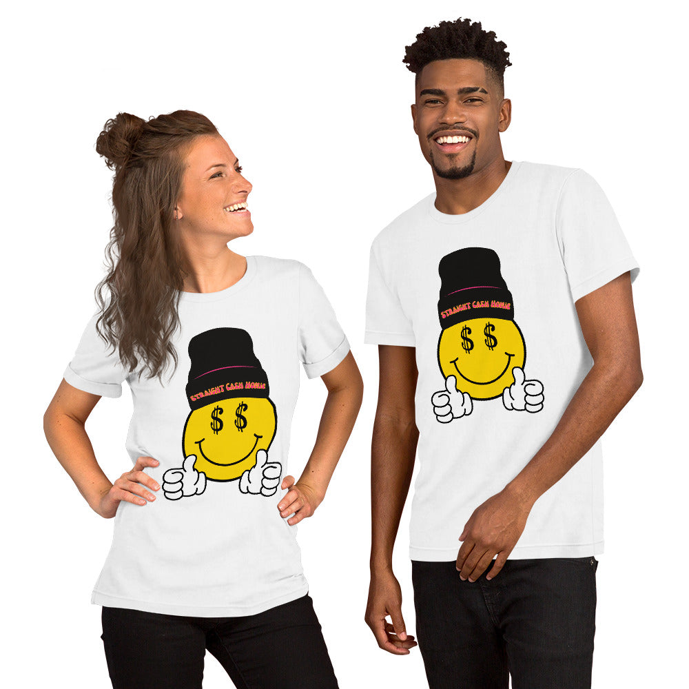 Smiley Emoji - Straight Cash Homie Unisex t-shirt