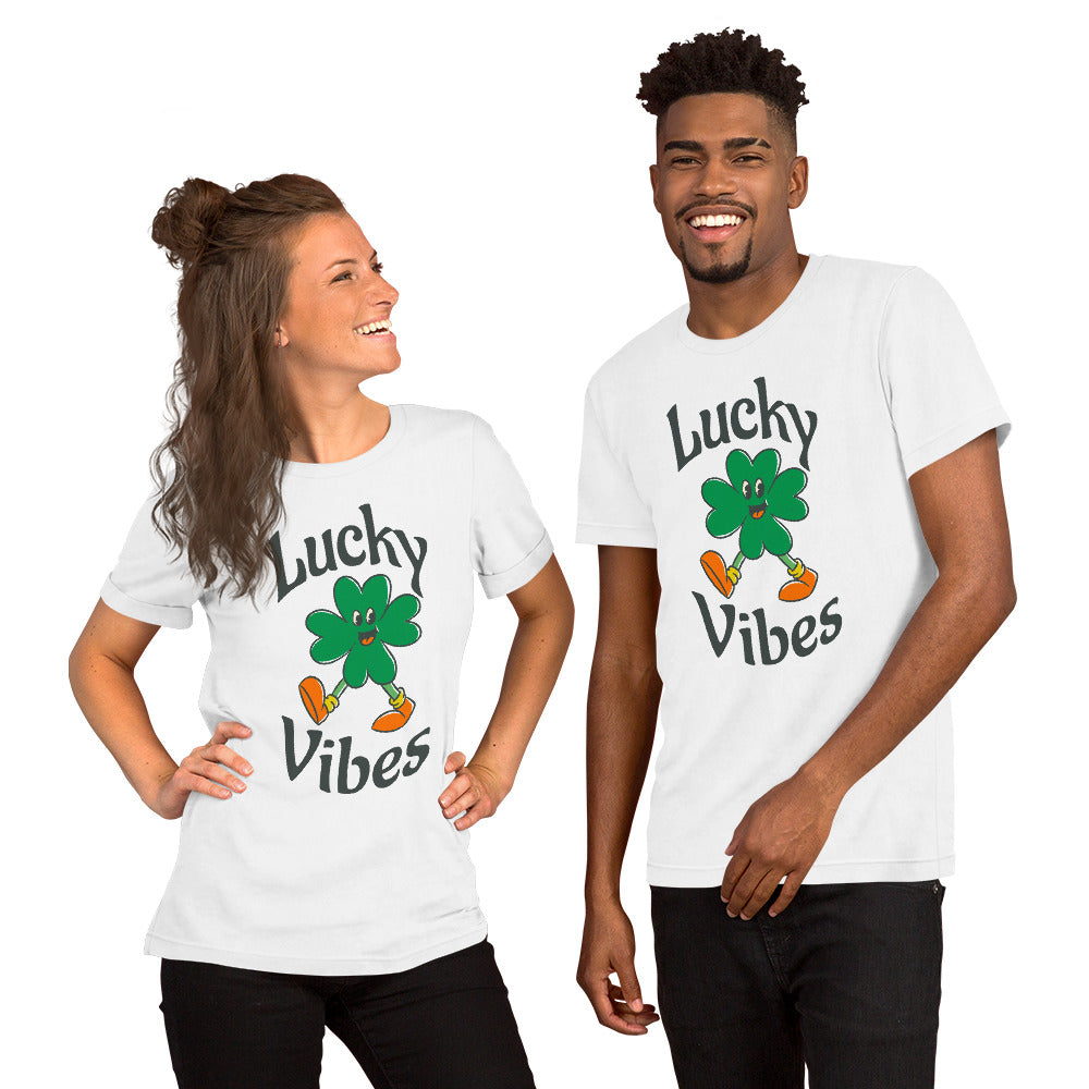 Lucky Vibes Clover Unisex t-shirt