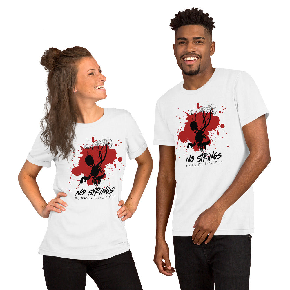 NO STRINGS - Puppet Society Unisex t-shirt