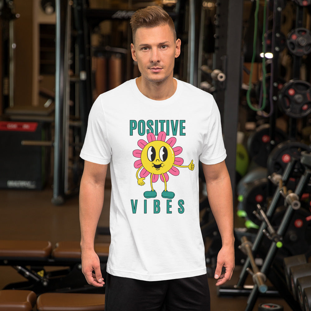 Positive Vibes Sunflower Unisex t-shirt