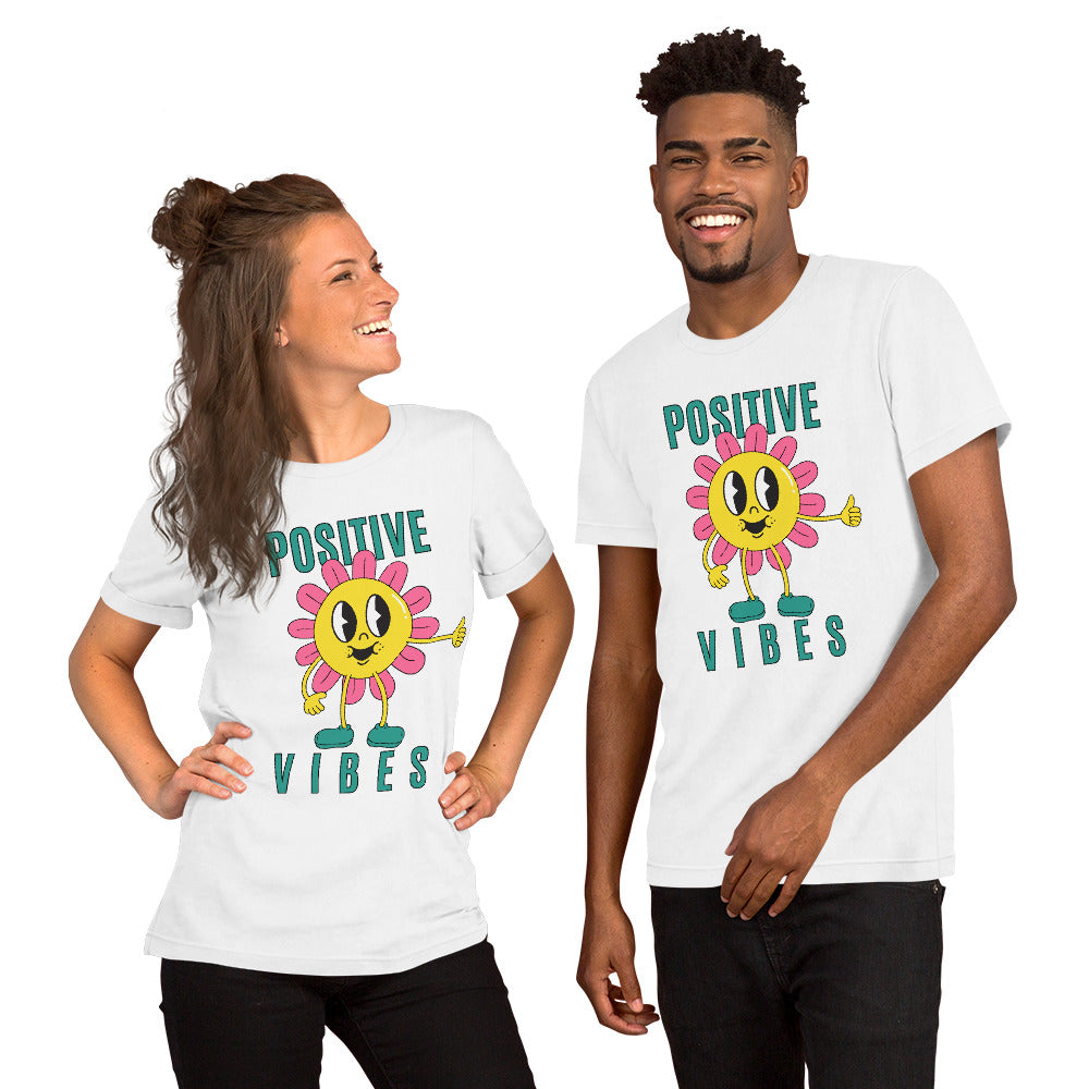 Positive Vibes Sunflower Unisex t-shirt