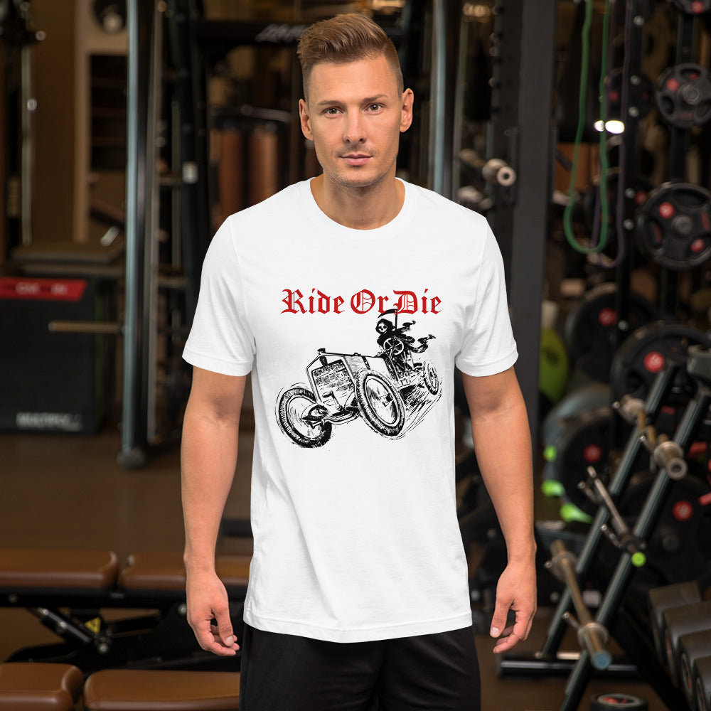 Ride or Die reaper Unisex t-shirt