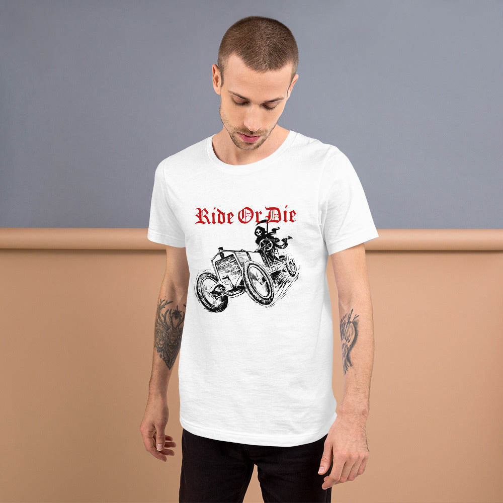 Ride or Die reaper Unisex t-shirt
