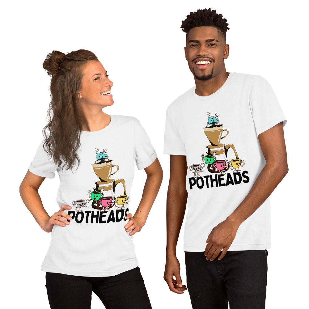 Coffee POTHEADS Unisex t-shirt