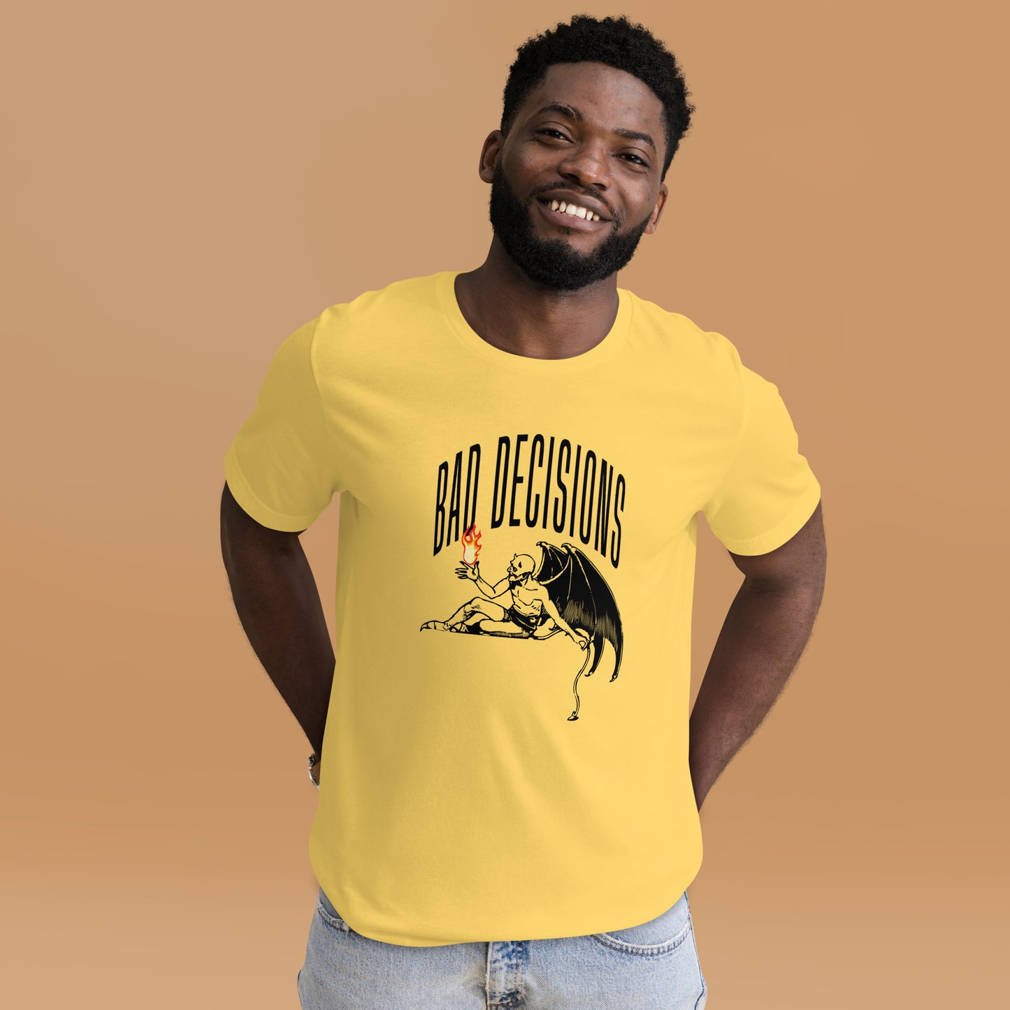 BAD Decisions - Playing with fire Unisex t-shirt