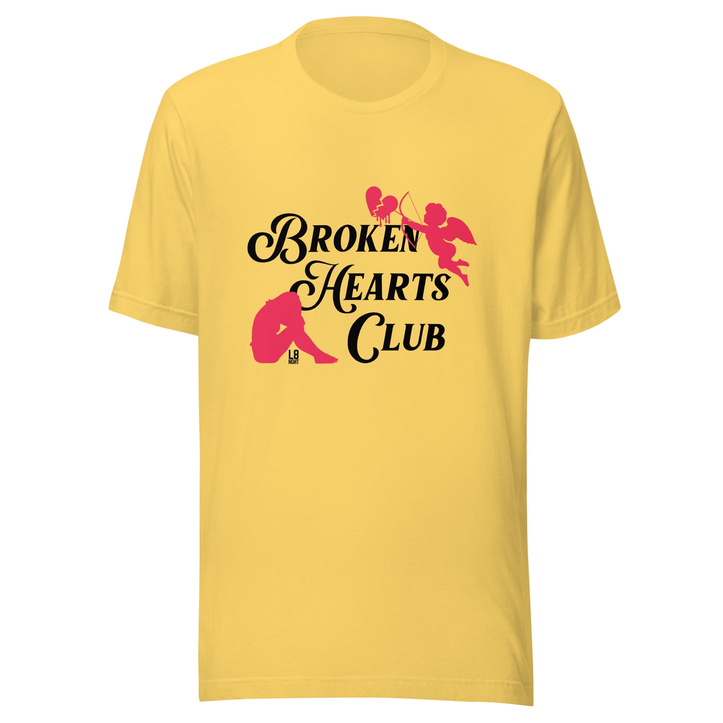 Cupid's "Broken Hearts Club" Unisex t-shirt