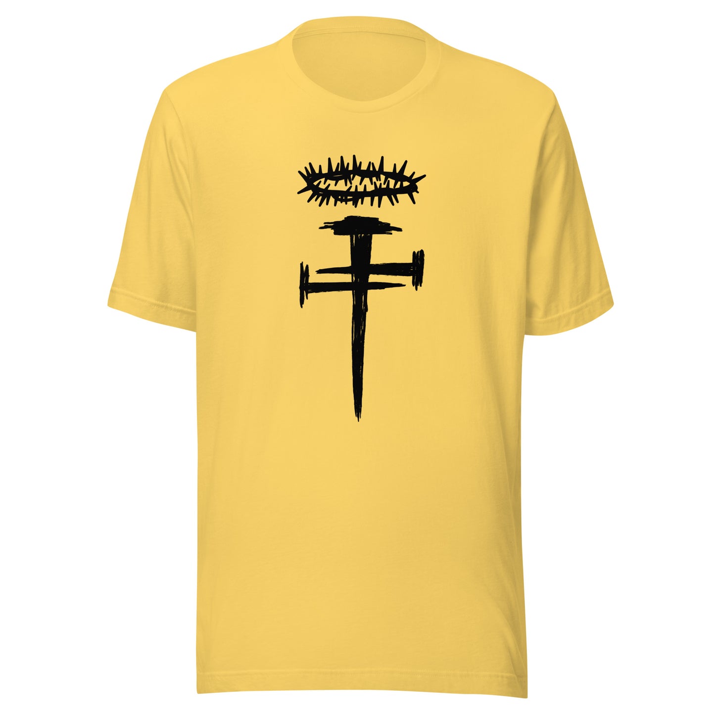 Nail Cross Crown of Thorns Unisex t-shirt