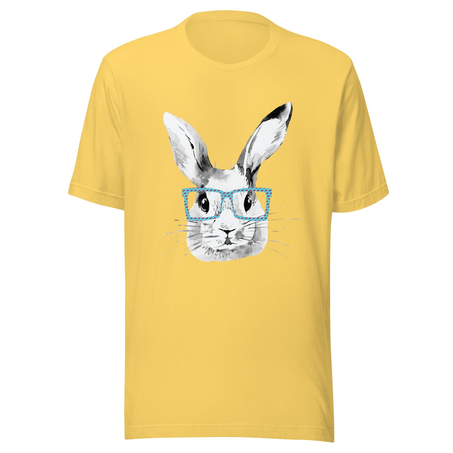 Easter Bunny in glasses Unisex t-shirt
