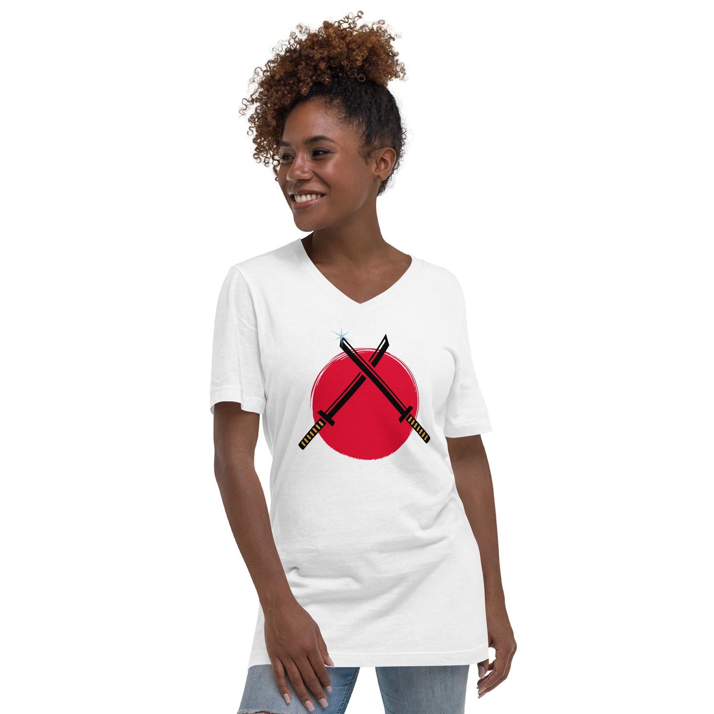 Way of the Warrior Unisex Short Sleeve V-Neck T-Shirt
