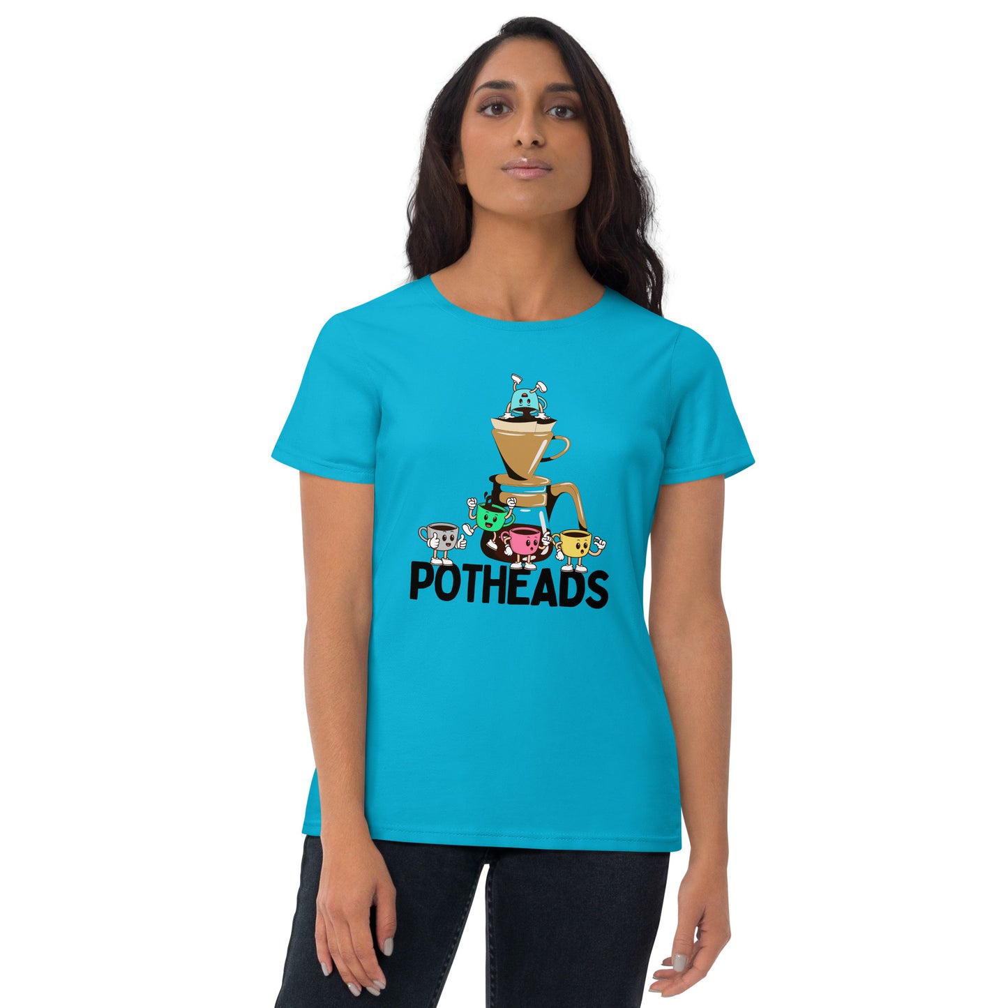 Coffee POTHEADS Women's short sleeve t-shirt