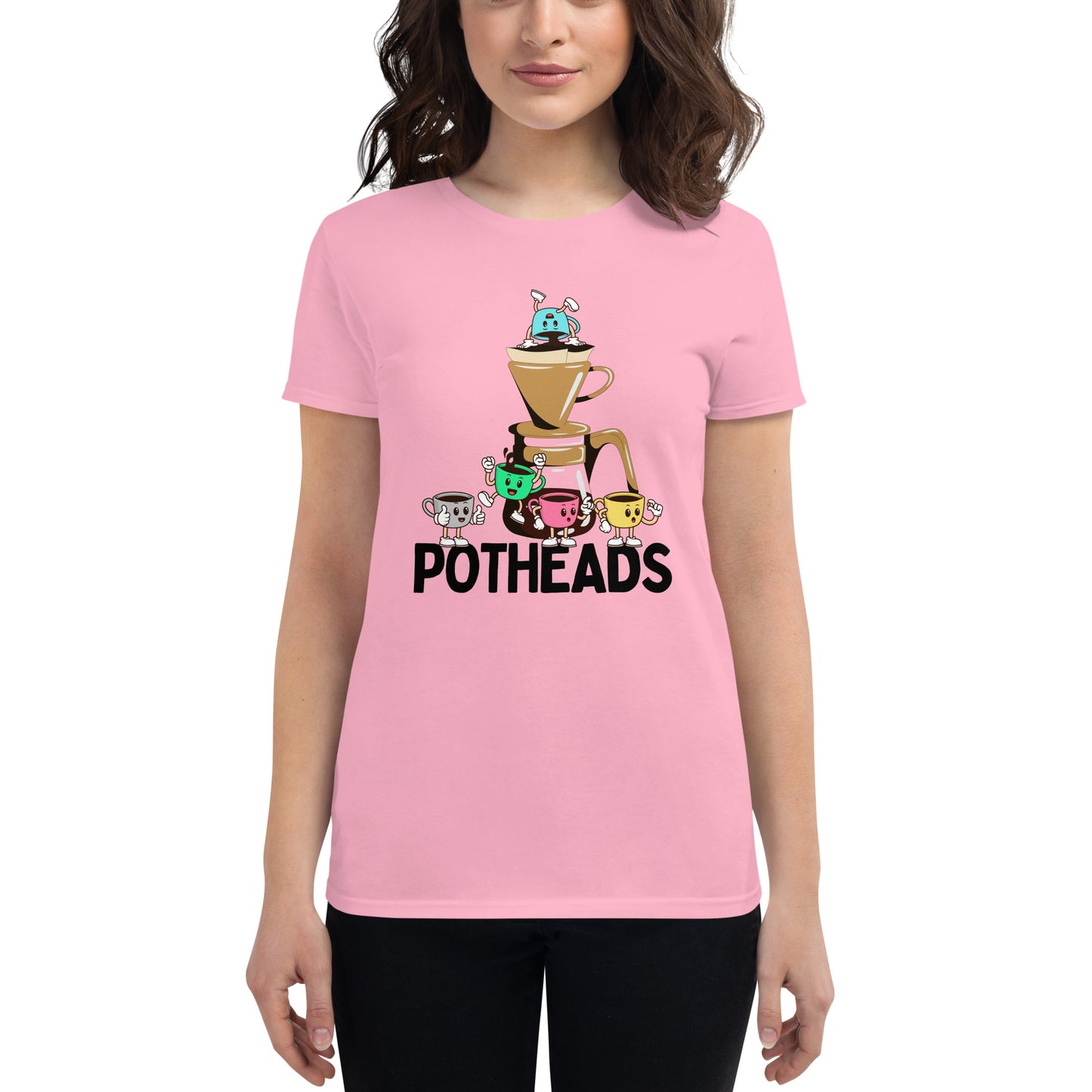 Coffee POTHEADS Women's short sleeve t-shirt