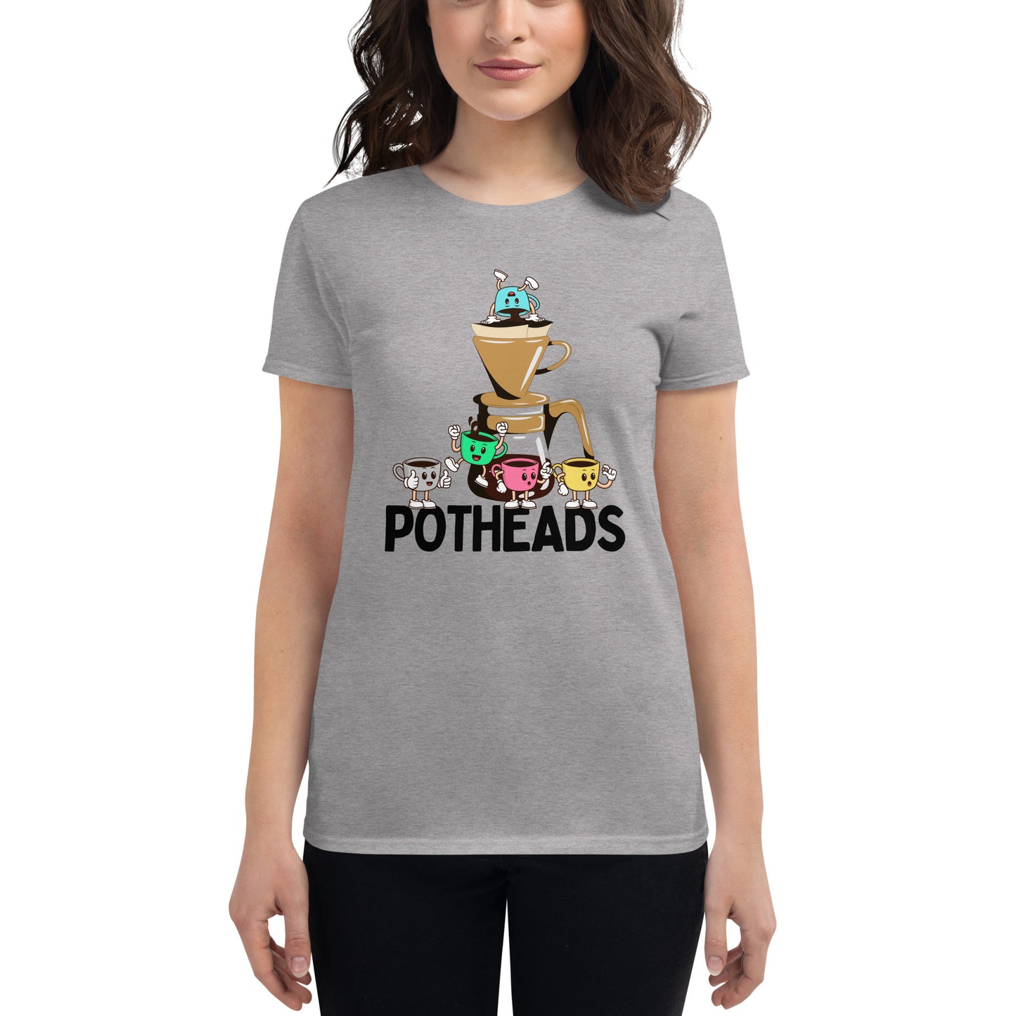 Coffee POTHEADS Women's short sleeve t-shirt