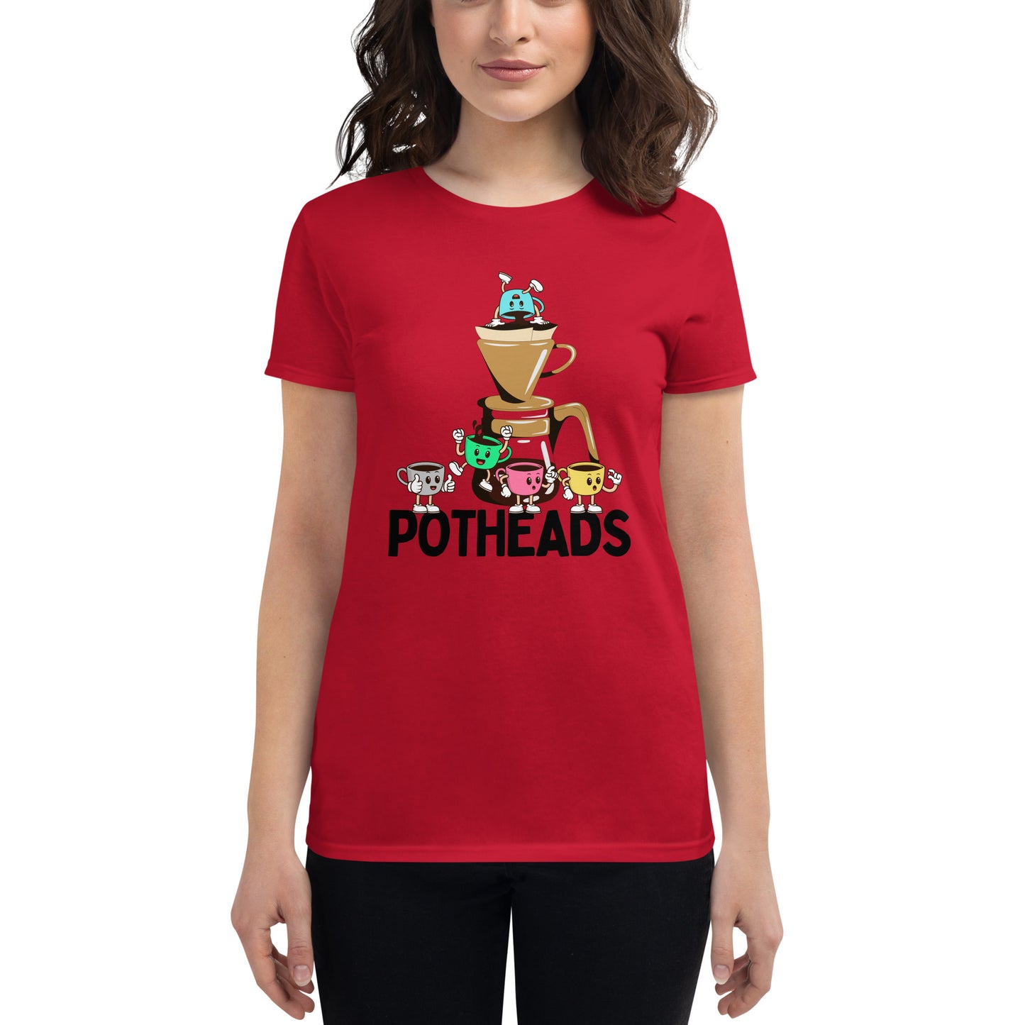 Coffee POTHEADS Women's short sleeve t-shirt