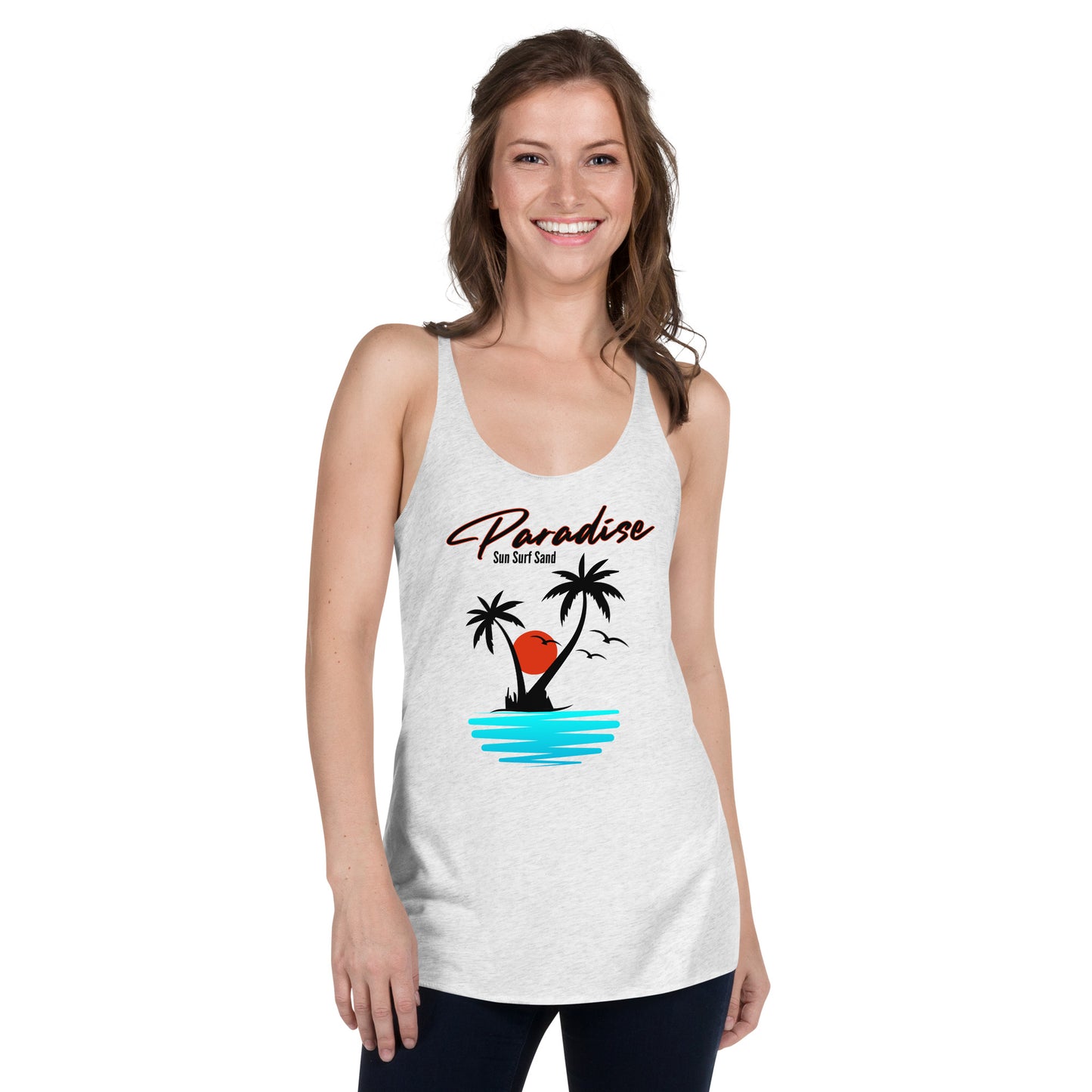 Paradise Beach Women's Racerback Tank
