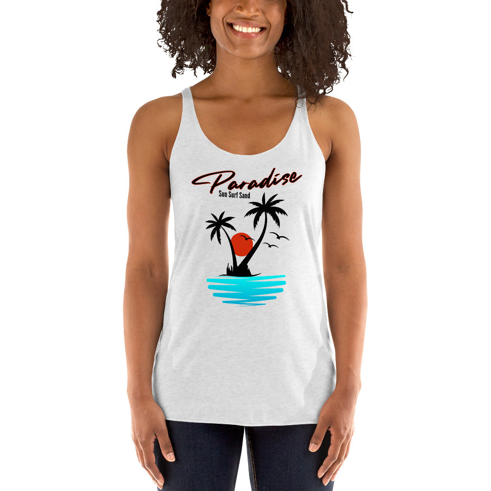 Paradise Beach Women's Racerback Tank