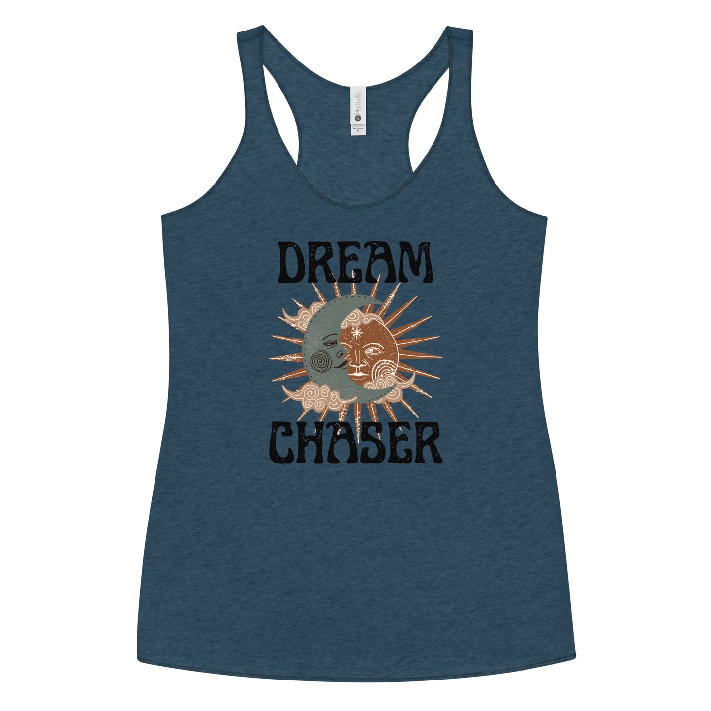 Dream Chaser sun moon Women's Racerback Tank
