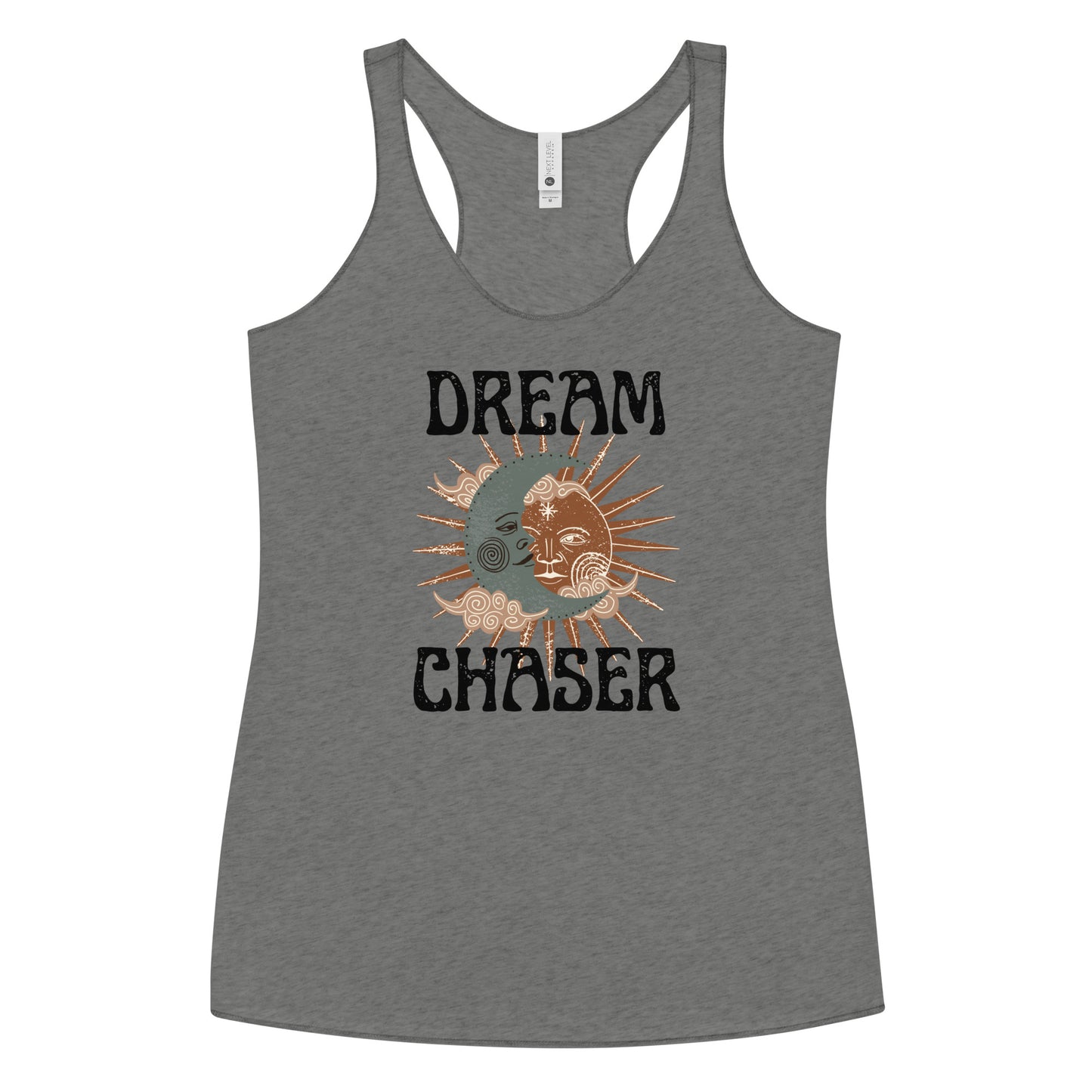 Dream Chaser sun moon Women's Racerback Tank