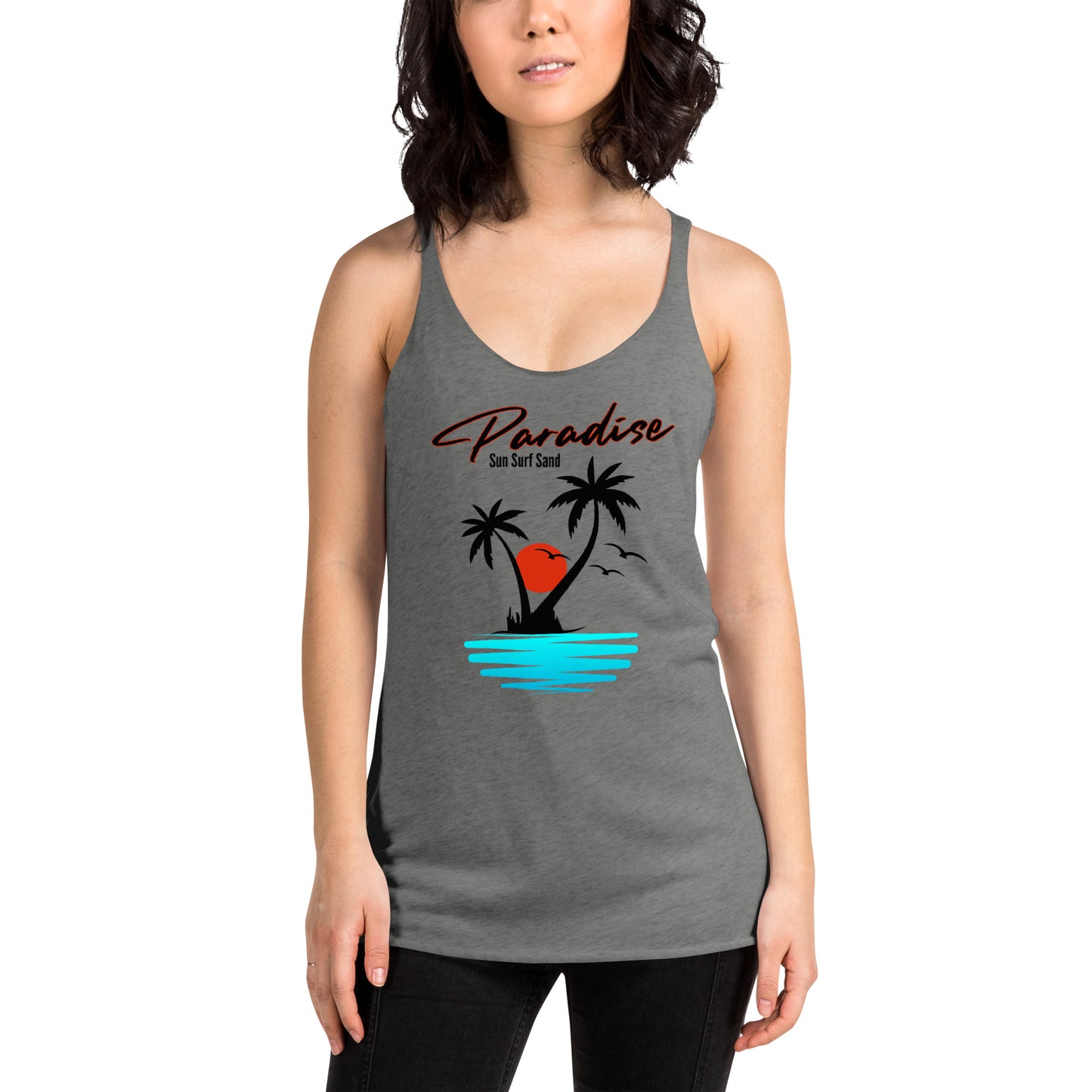 Paradise Beach Women's Racerback Tank
