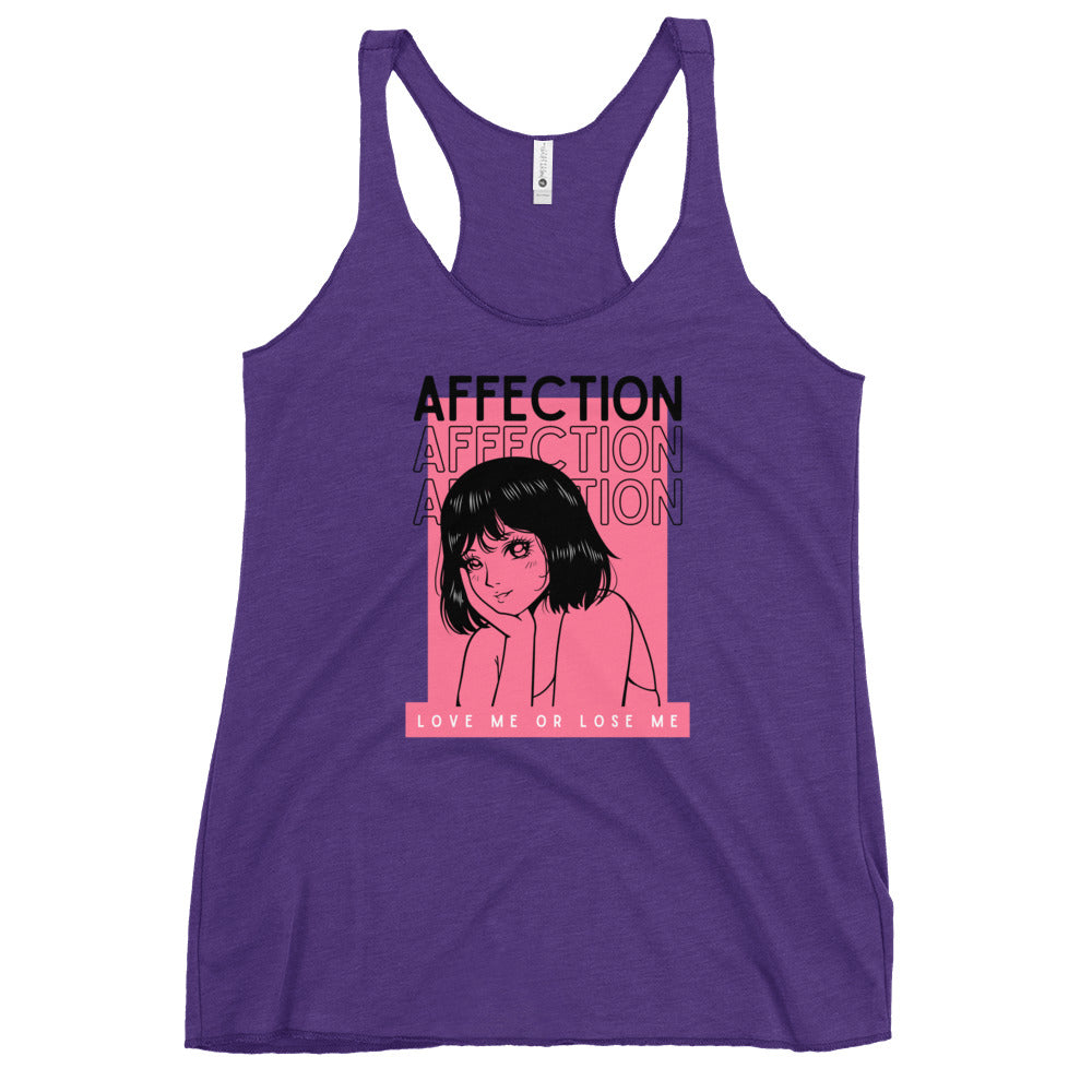 Affection - Love me or lose me Women's Racerback Tank