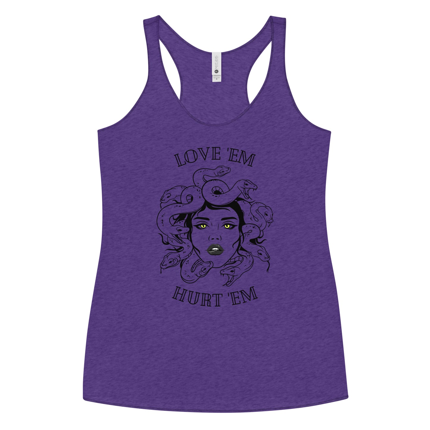 Medusa - Love 'em Hurt 'em Women's Racerback Tank