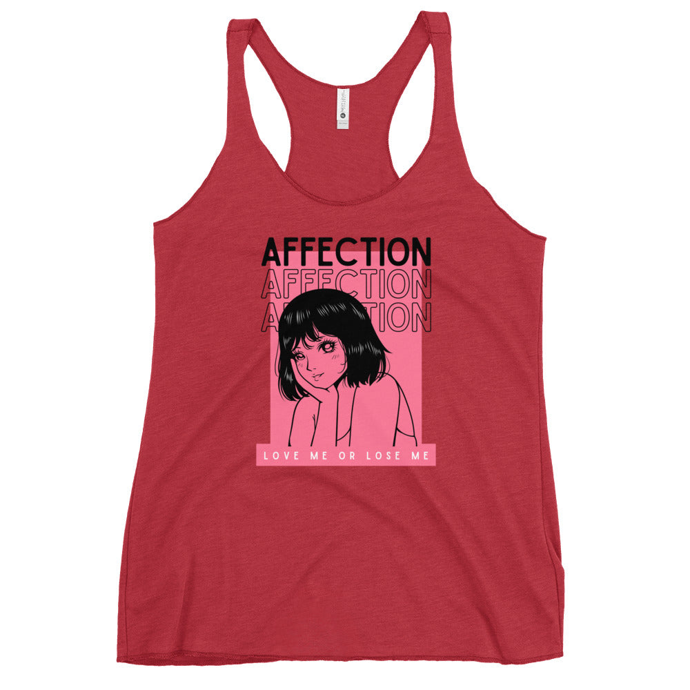 Affection - Love me or lose me Women's Racerback Tank