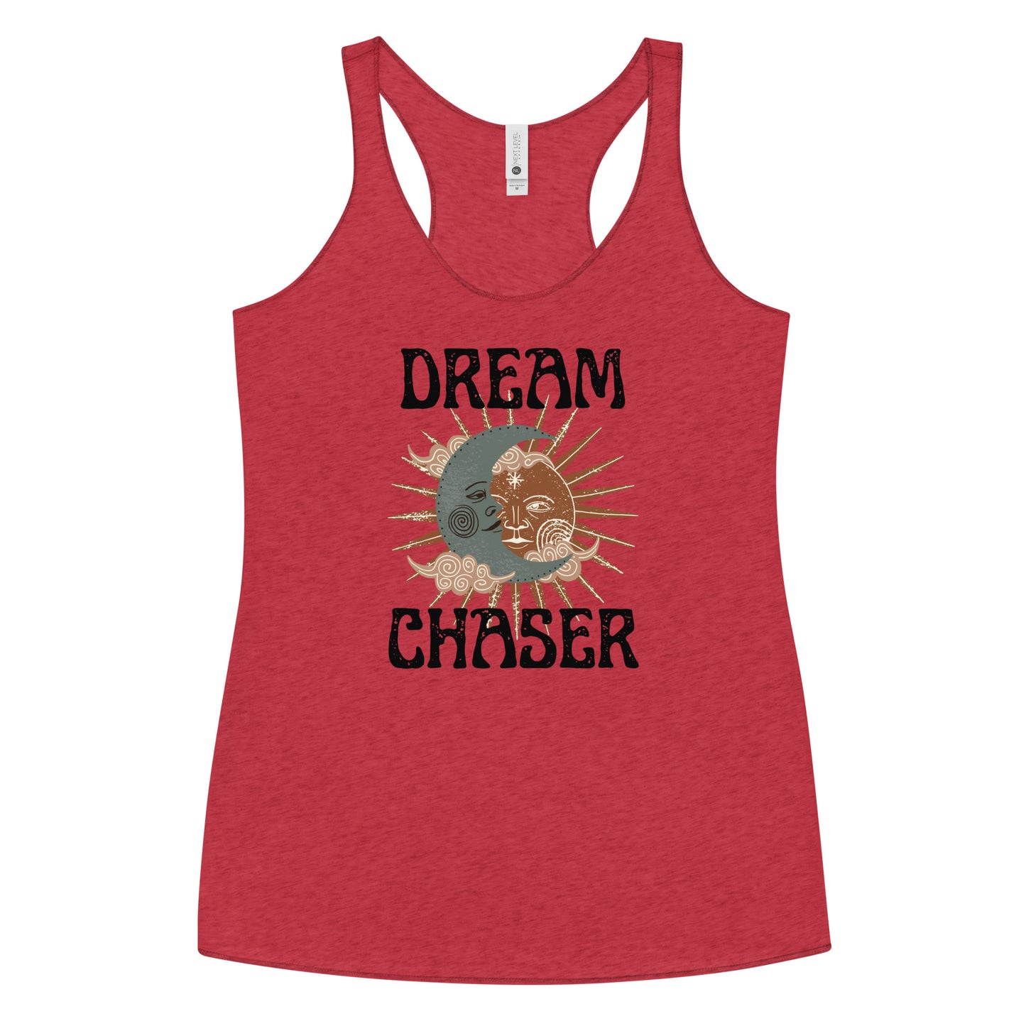 Dream Chaser sun moon Women's Racerback Tank