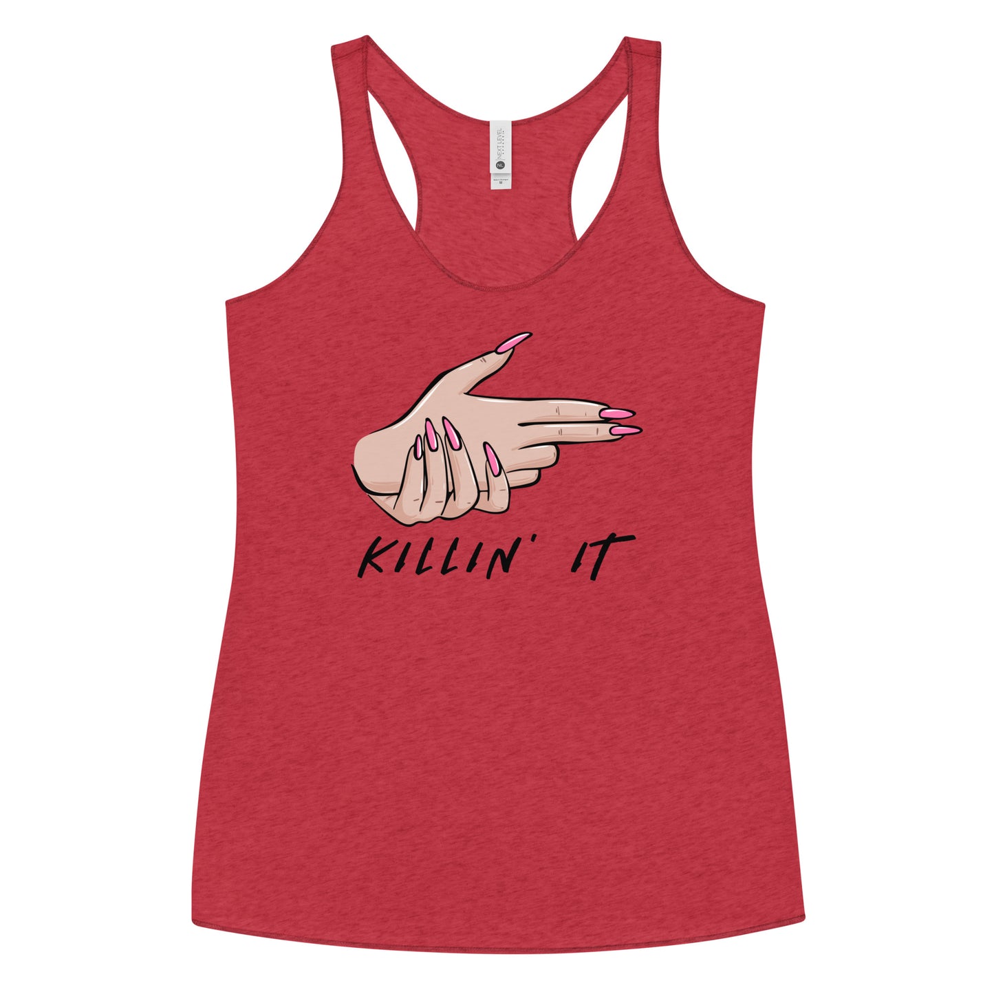 KIILLIN' IT all day every day Women's Racerback Tank