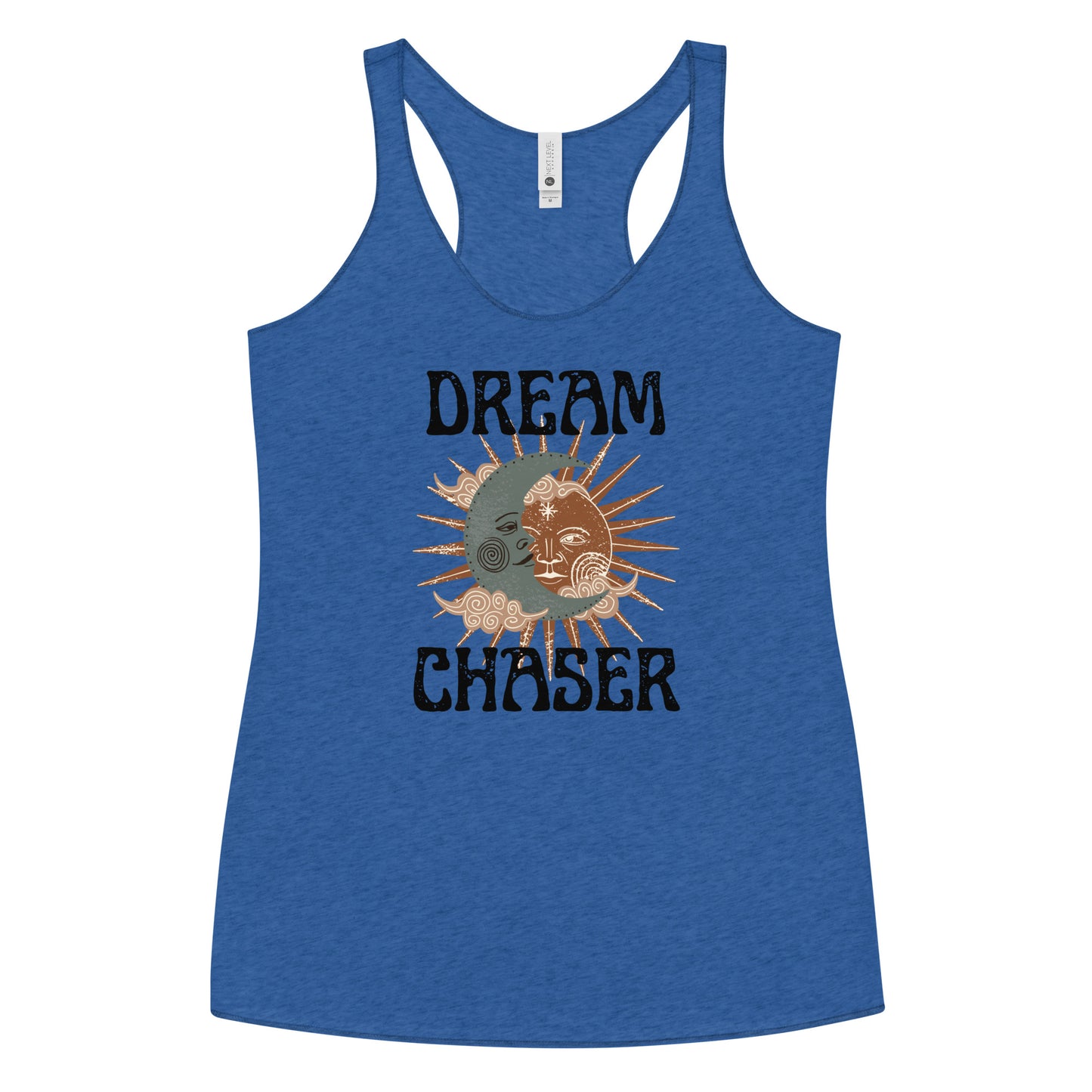 Dream Chaser sun moon Women's Racerback Tank