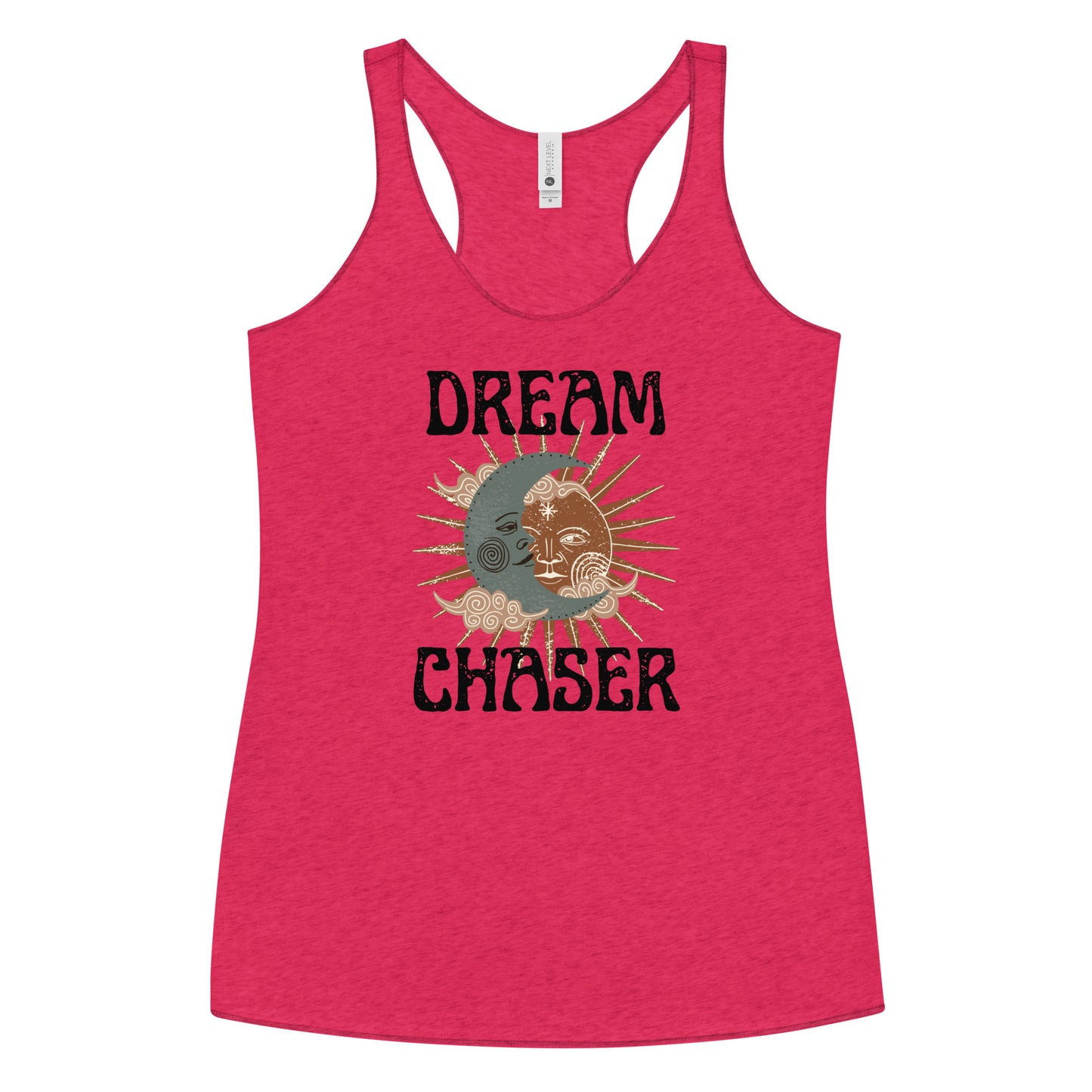 Dream Chaser sun moon Women's Racerback Tank
