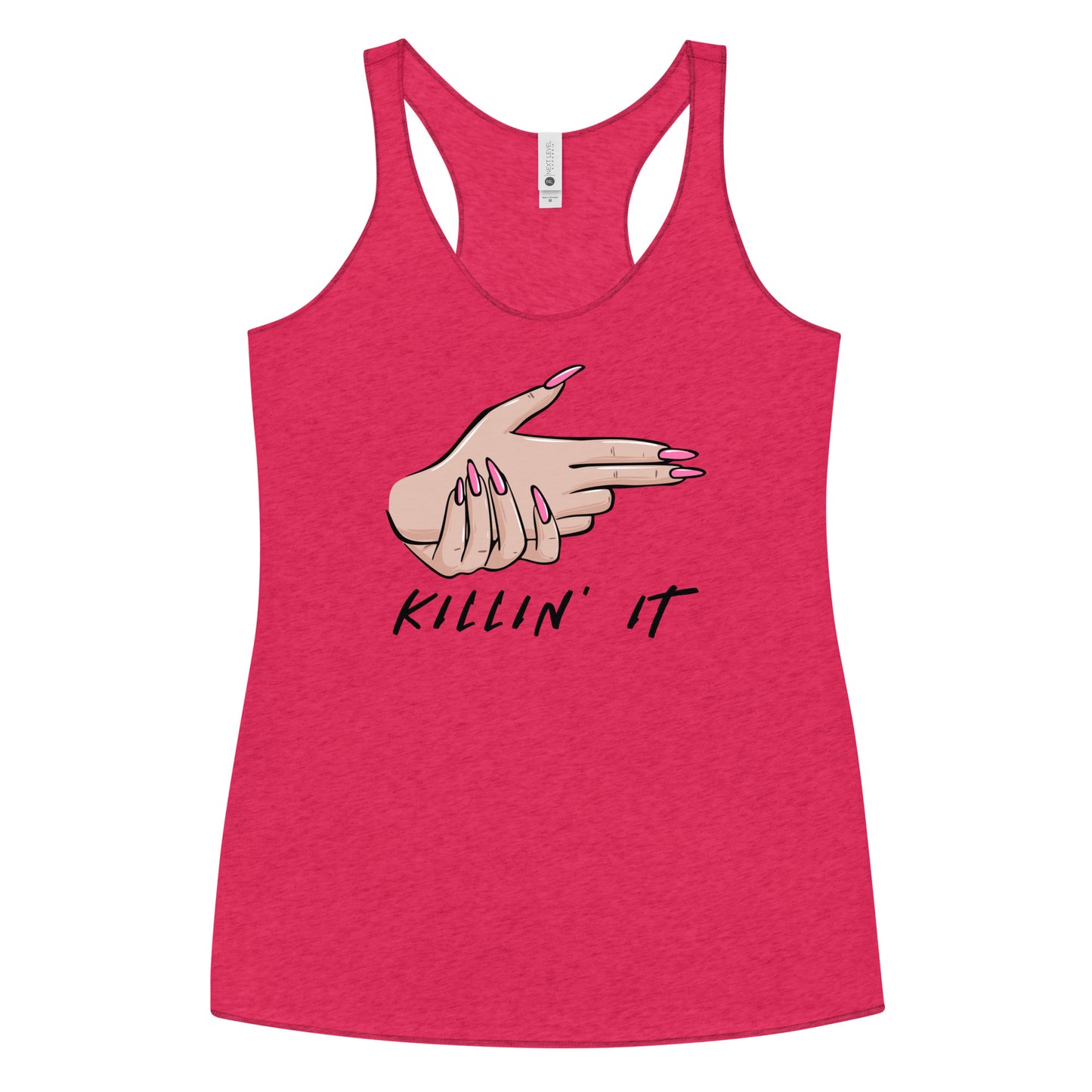 KIILLIN' IT all day every day Women's Racerback Tank