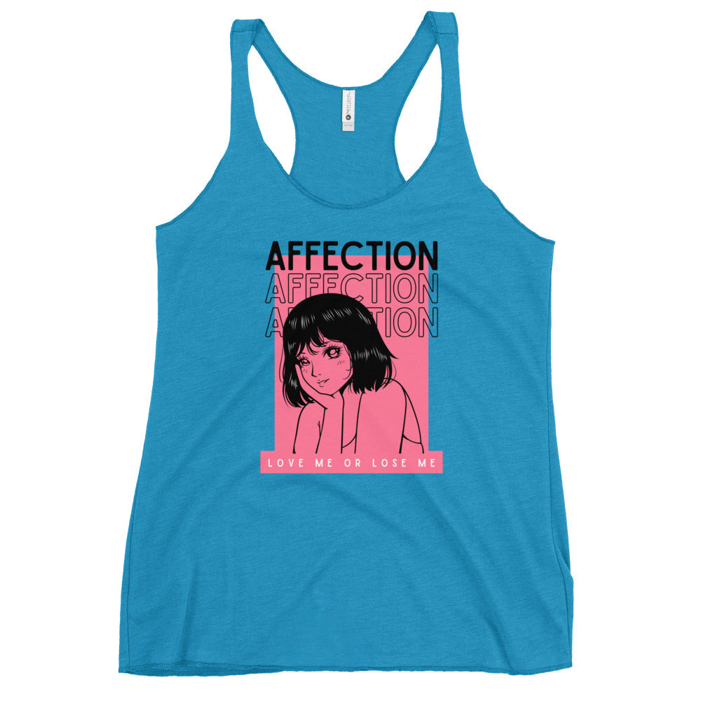 Affection - Love me or lose me Women's Racerback Tank