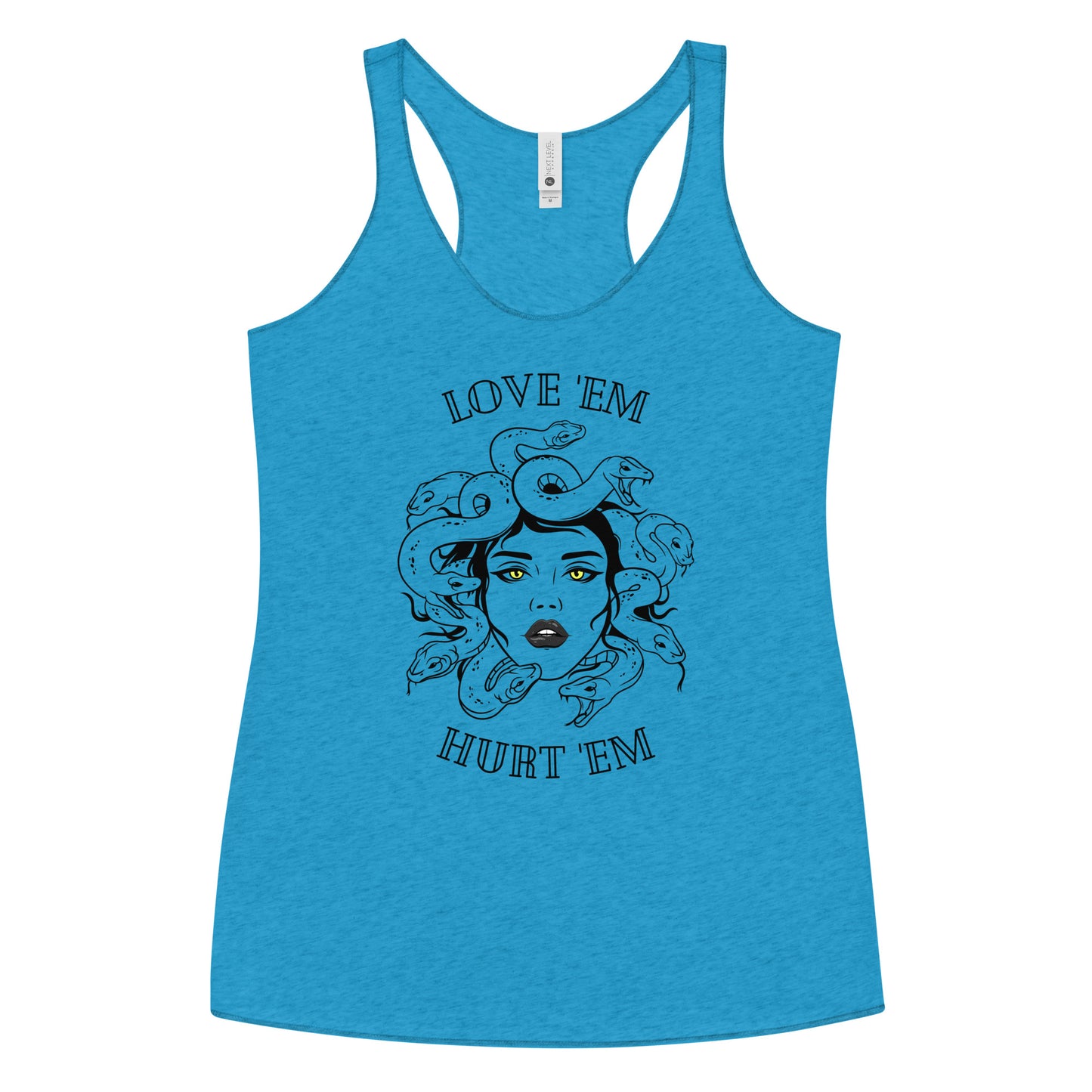 Medusa - Love 'em Hurt 'em Women's Racerback Tank