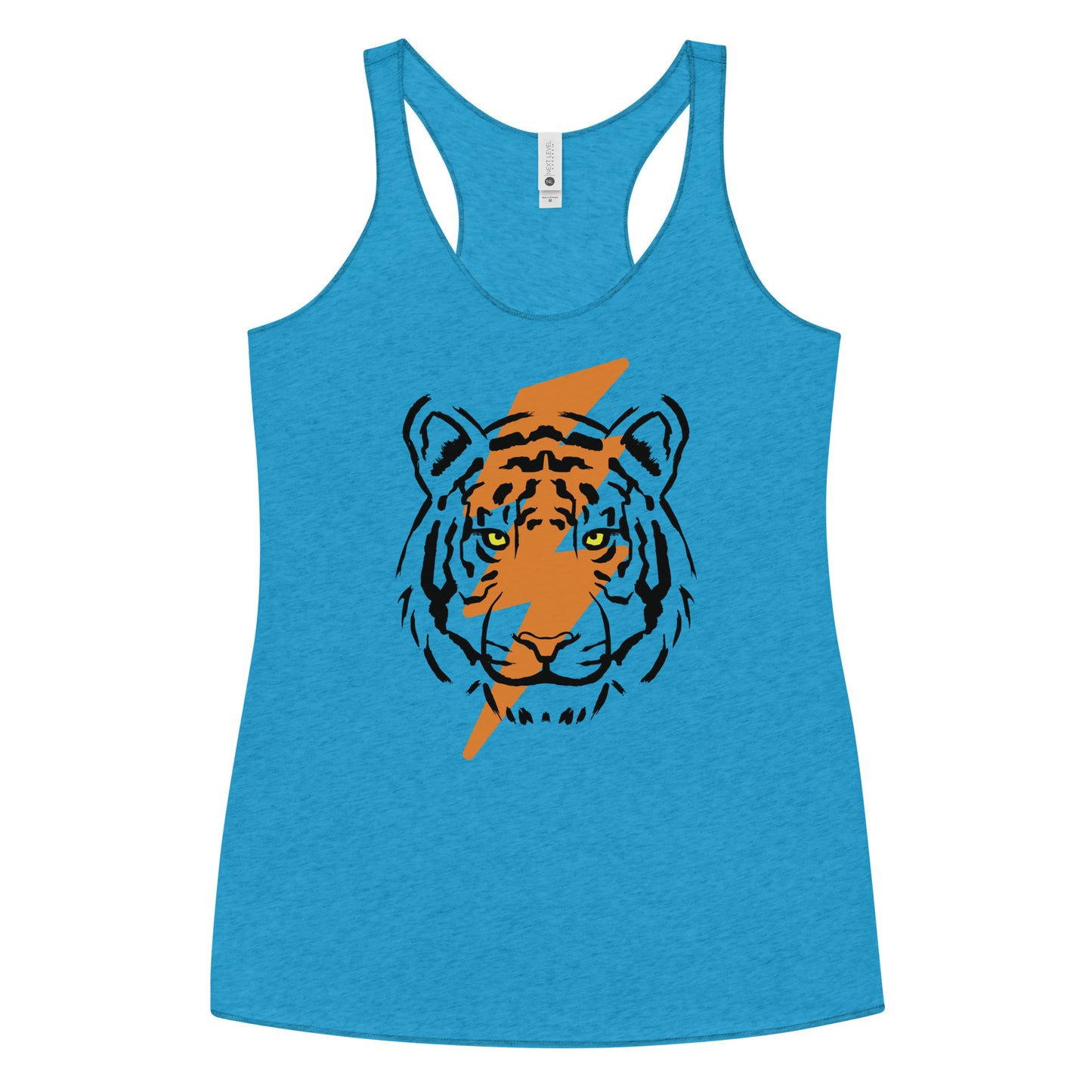 Tiger Bolt Orange Women's Racerback Tank
