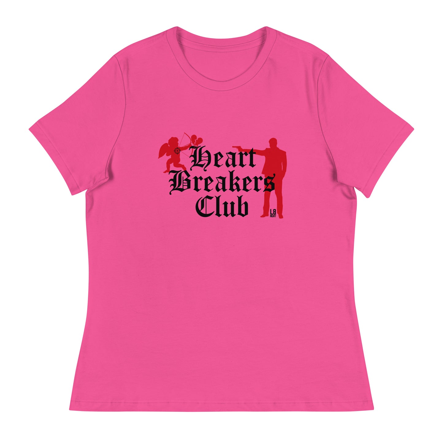 Cupid's "Heart Breakers Club" Women's Relaxed T-Shirt