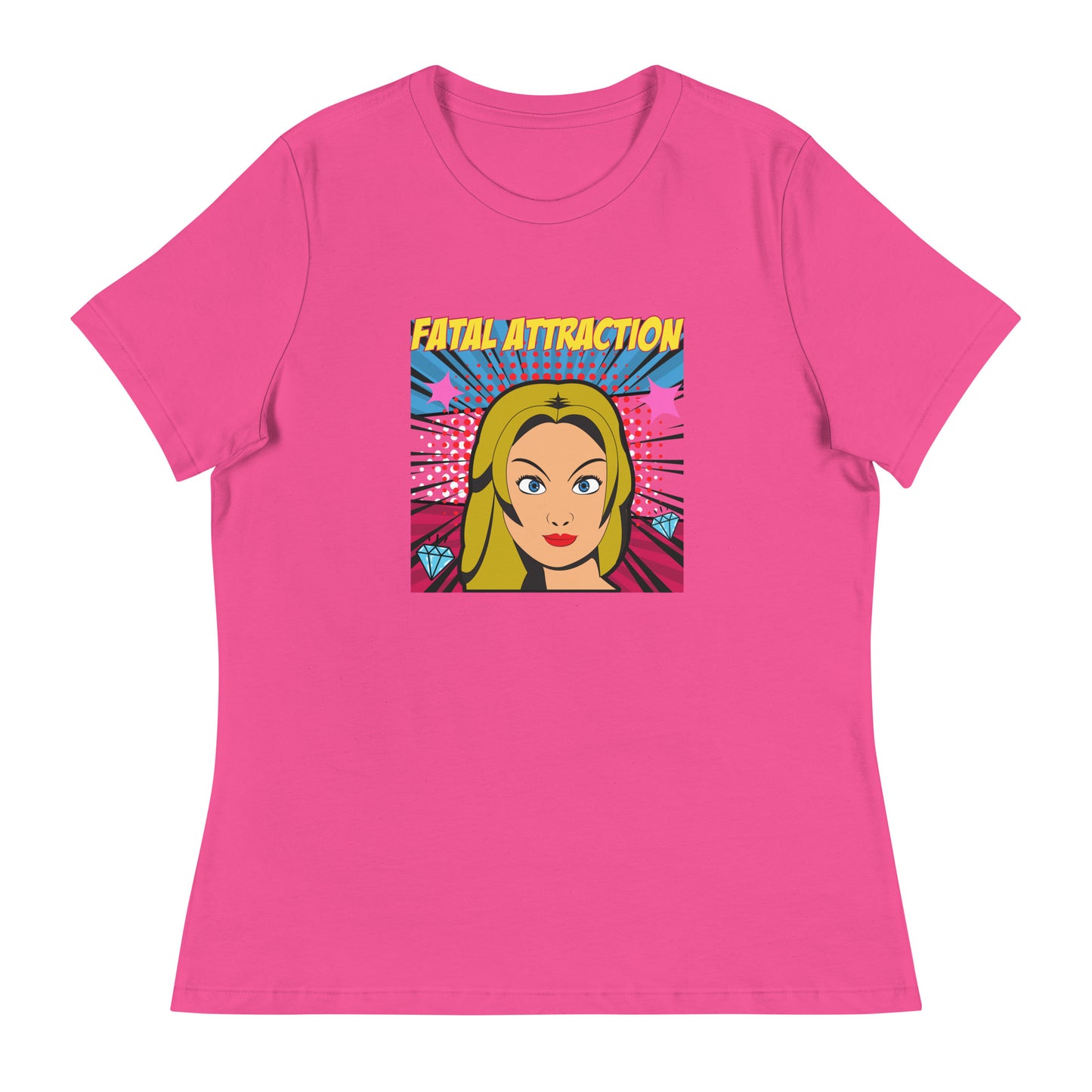 Fatal Attraction pop art Women's Relaxed T-Shirt