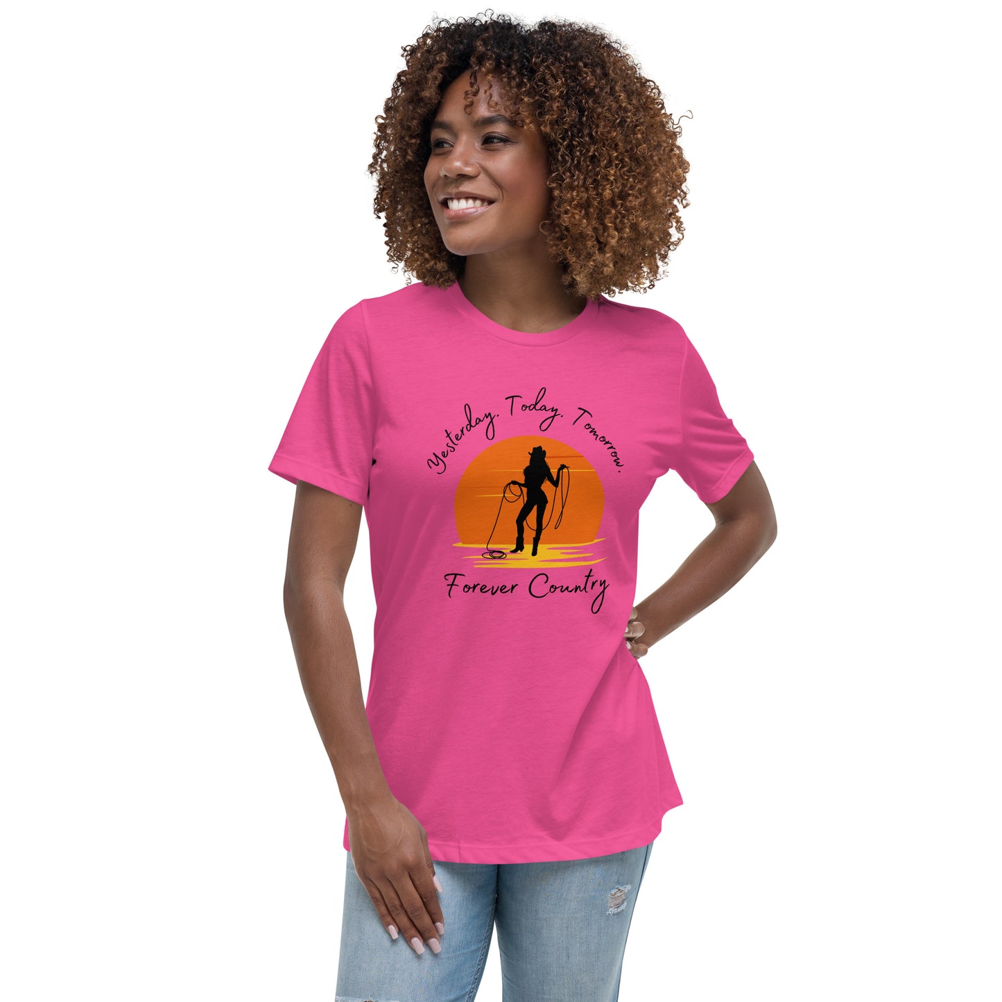 Forever Country - Cowgirl Up Women's Relaxed T-Shirt