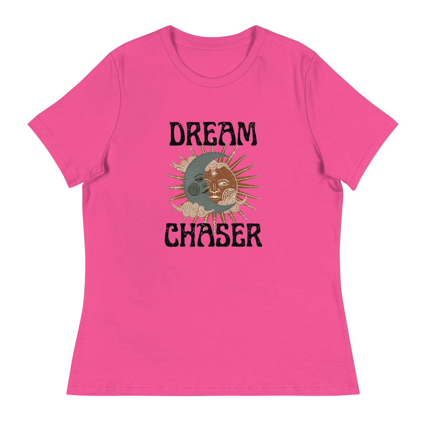 Dream Chaser sun moon Women's Relaxed T-Shirt