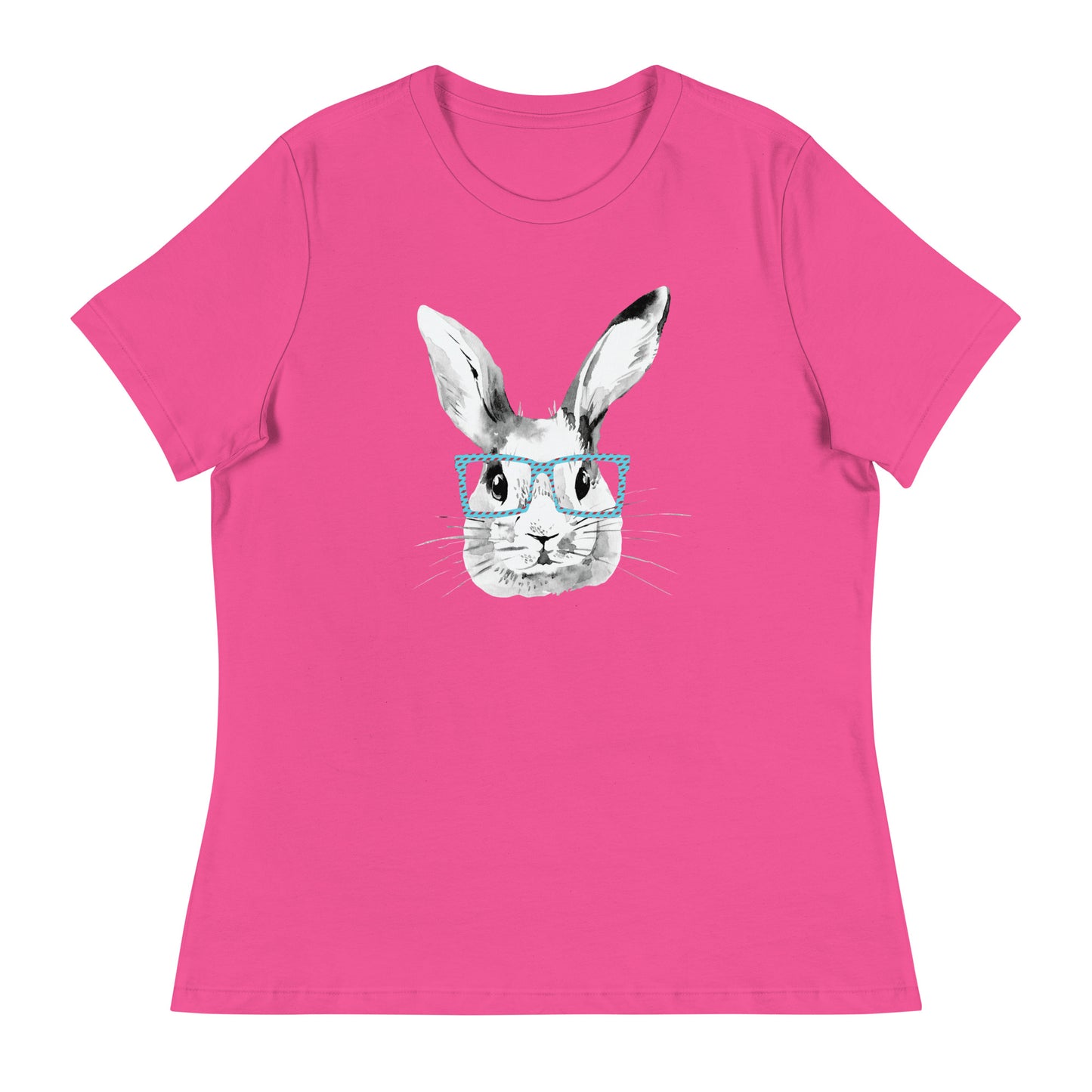Easter Bunny with glasses Women's Relaxed T-Shirt