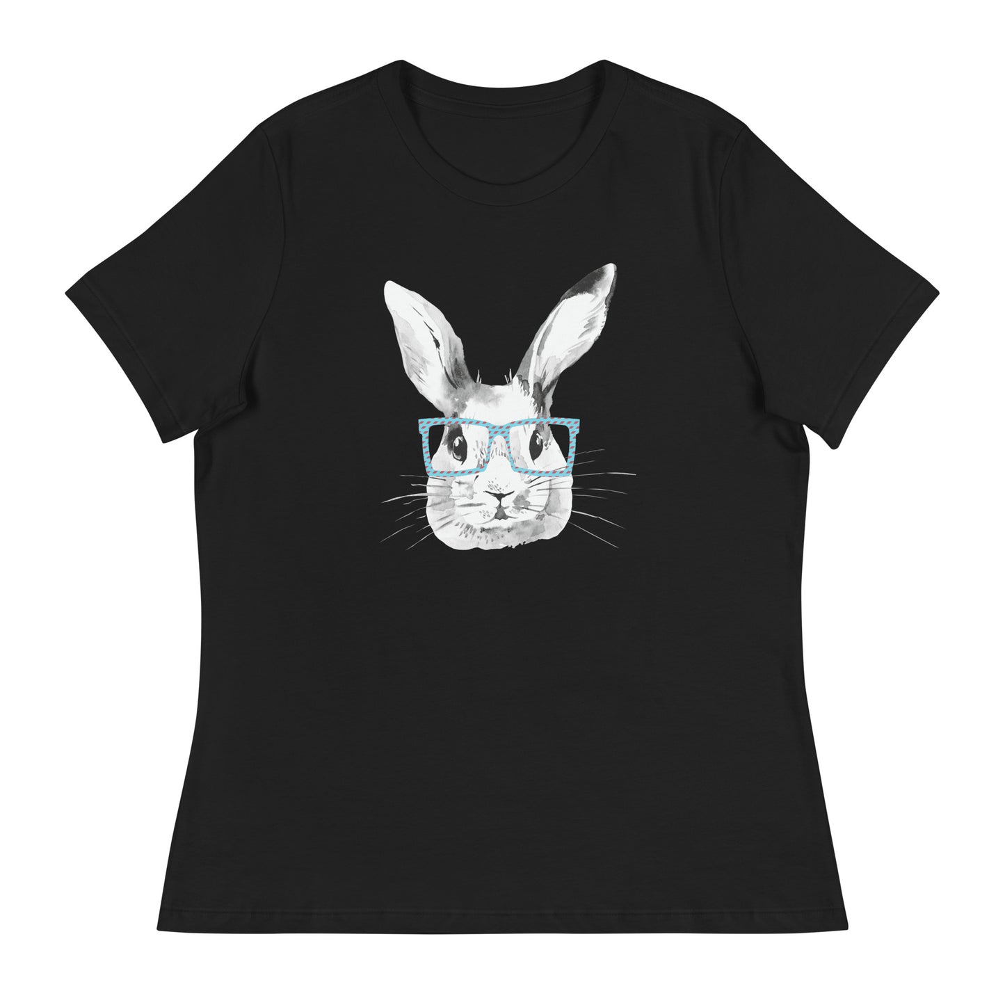 Easter Bunny with glasses Women's Relaxed T-Shirt