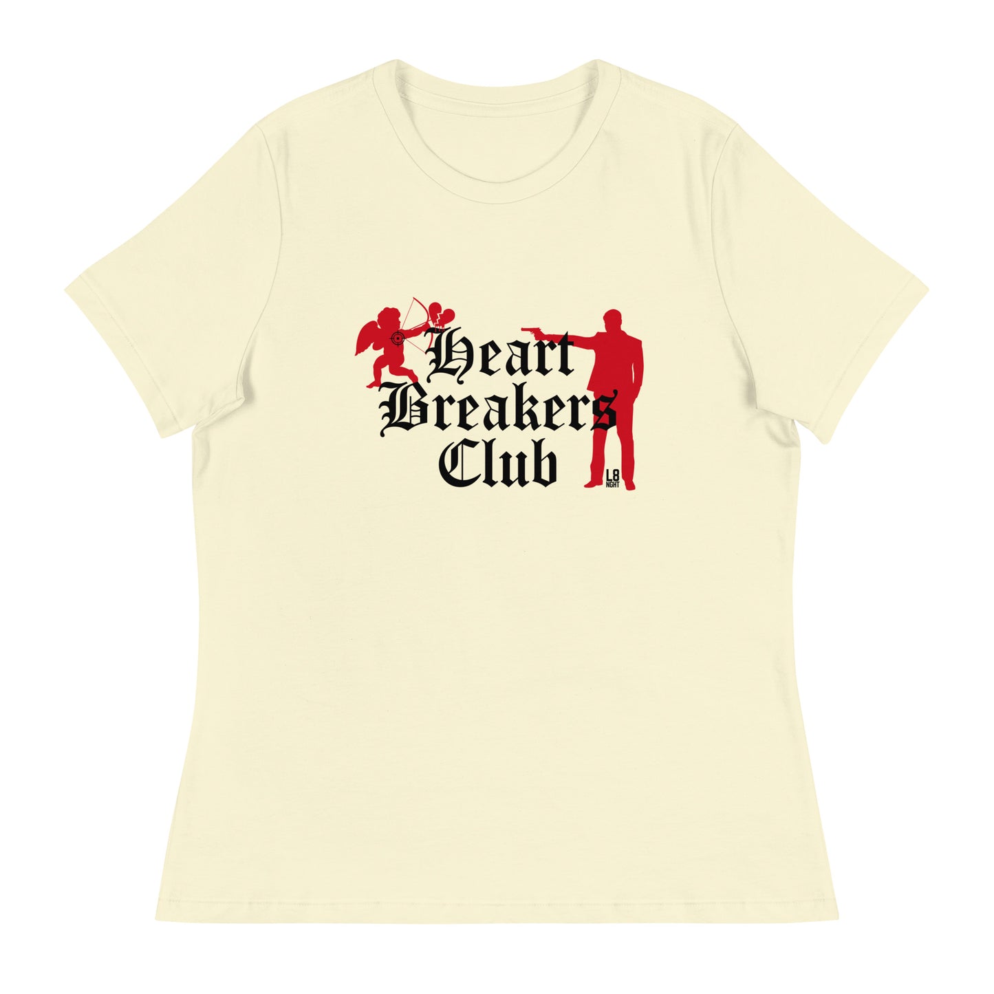 Cupid's "Heart Breakers Club" Women's Relaxed T-Shirt