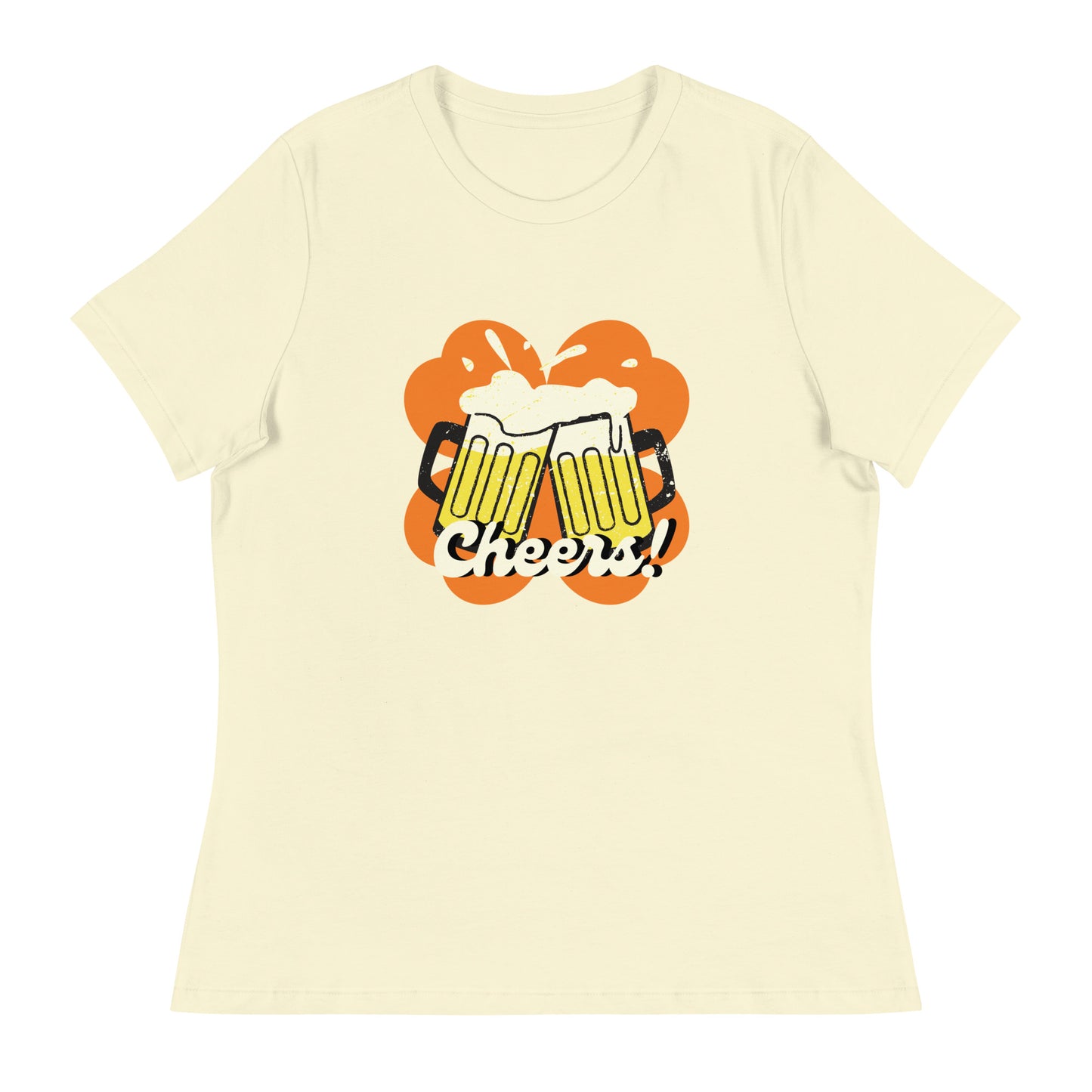 Beer Cheers Lucky Clover Women's Relaxed T-Shirt