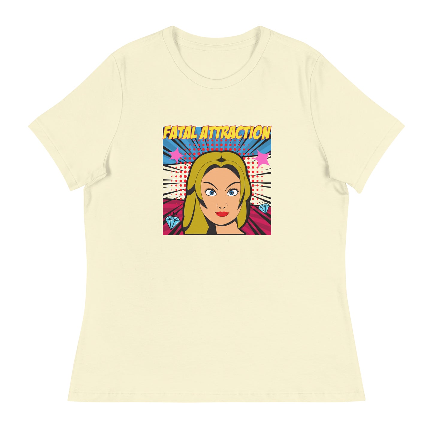 Fatal Attraction pop art Women's Relaxed T-Shirt