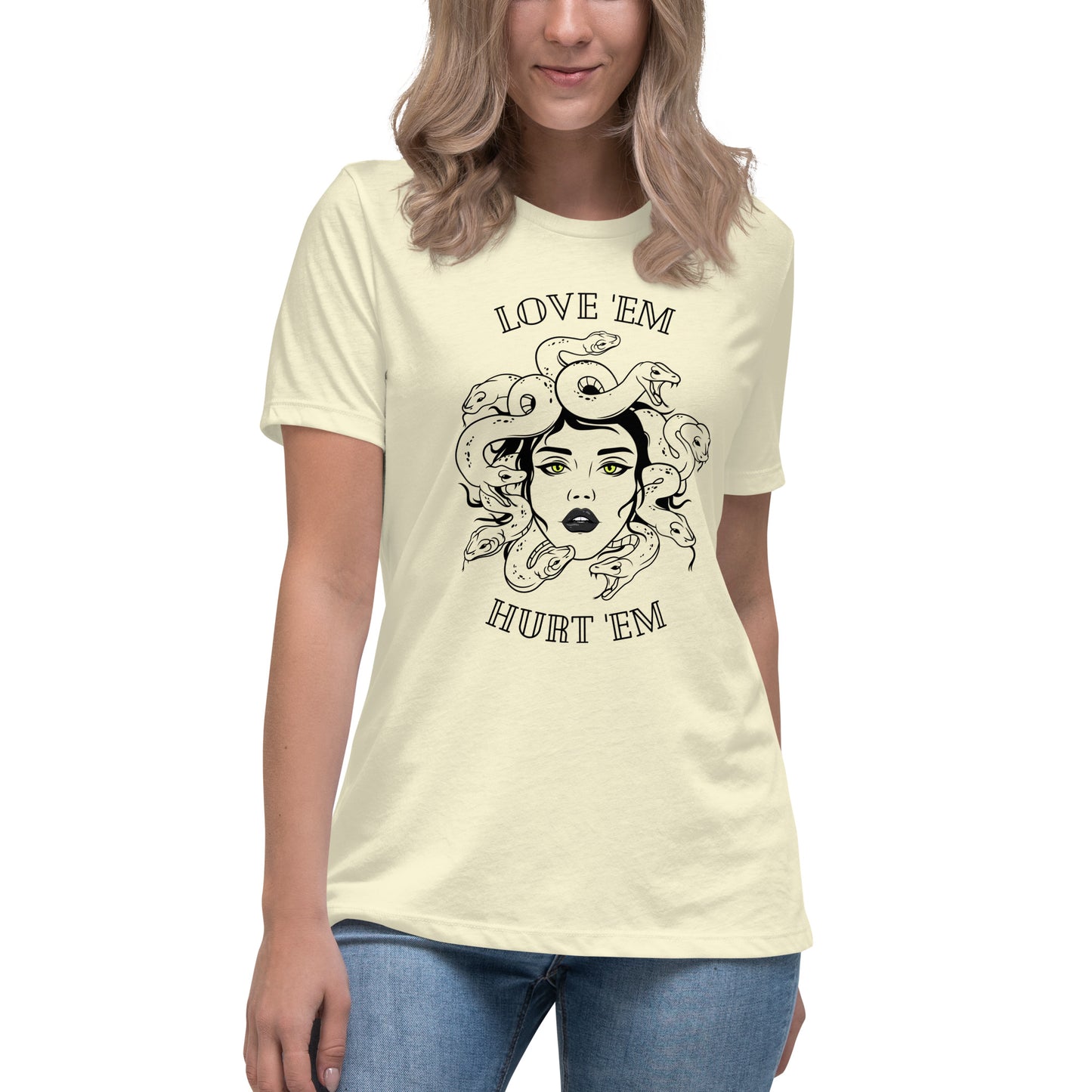 Medusa - Love 'em Hurt 'em Women's Relaxed T-Shirt