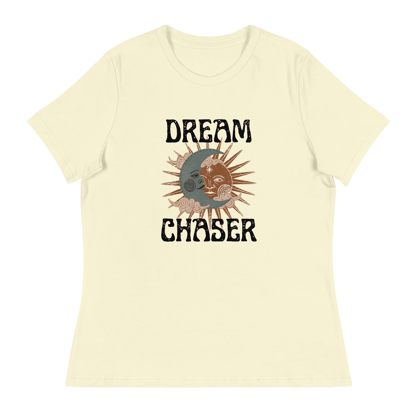 Dream Chaser sun moon Women's Relaxed T-Shirt