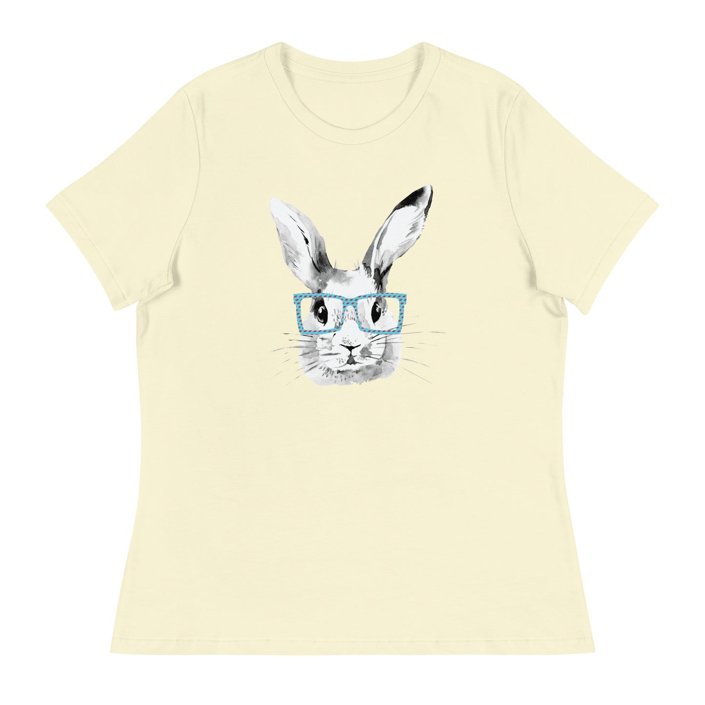 Easter Bunny with glasses Women's Relaxed T-Shirt