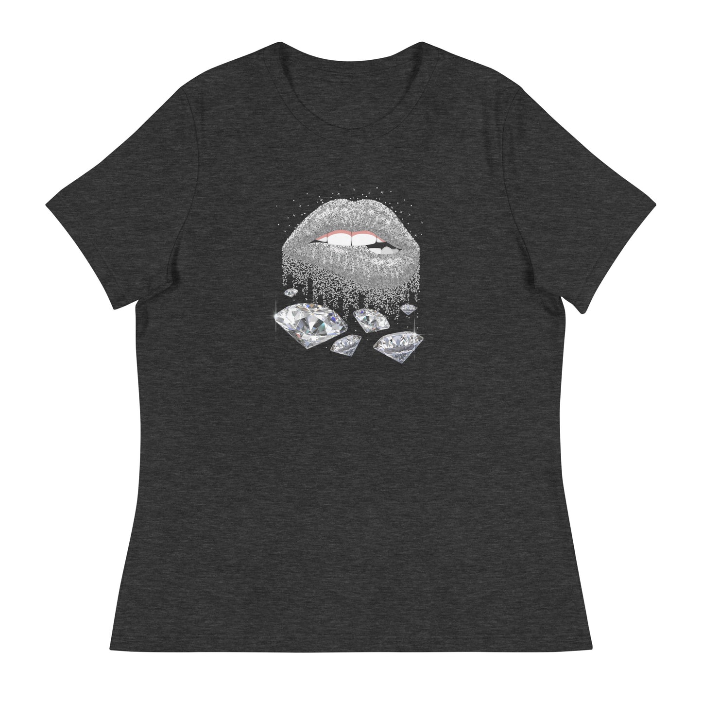 Diamond Lips Women's Relaxed T-Shirt