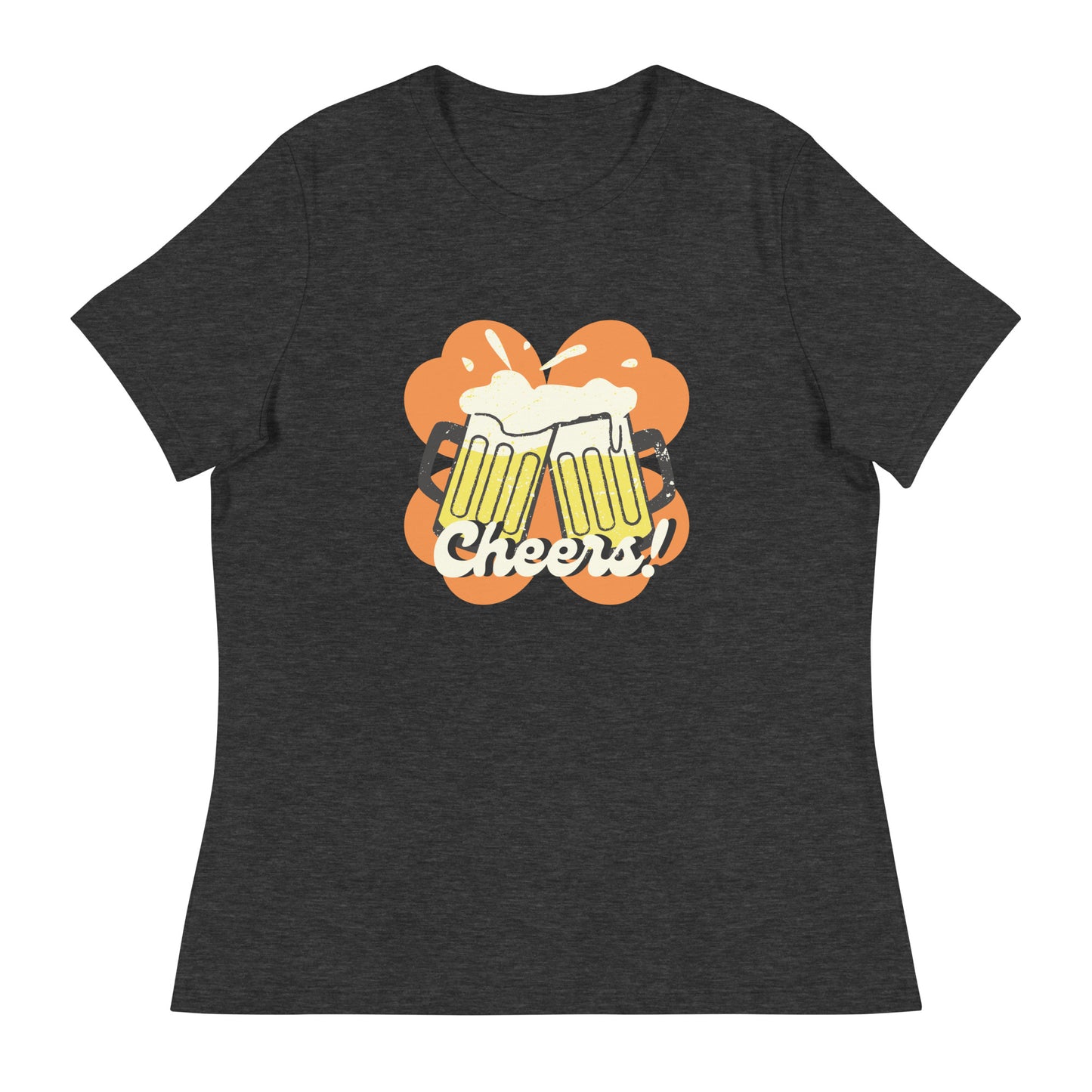 Beer Cheers Lucky Clover Women's Relaxed T-Shirt