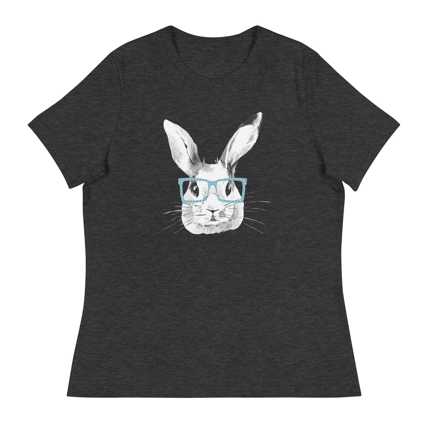 Easter Bunny with glasses Women's Relaxed T-Shirt