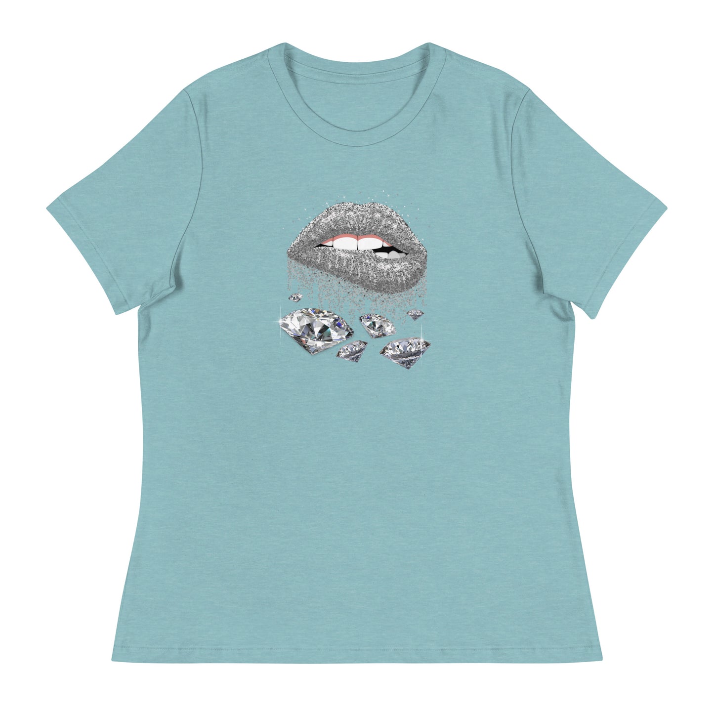 Diamond Lips Women's Relaxed T-Shirt
